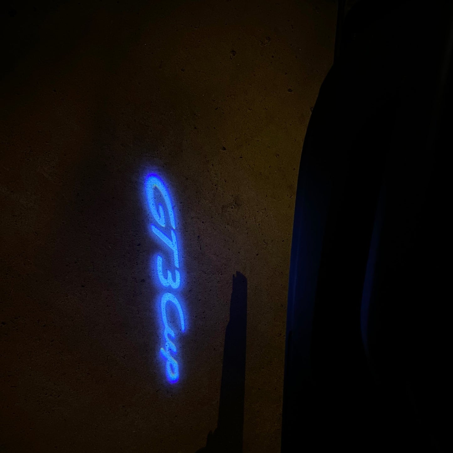 PORSCHE GT LOGO PROJECTOT LIGHTS Nr.8096 (quantity 1 = 2 Logo Film / 2 door lights)