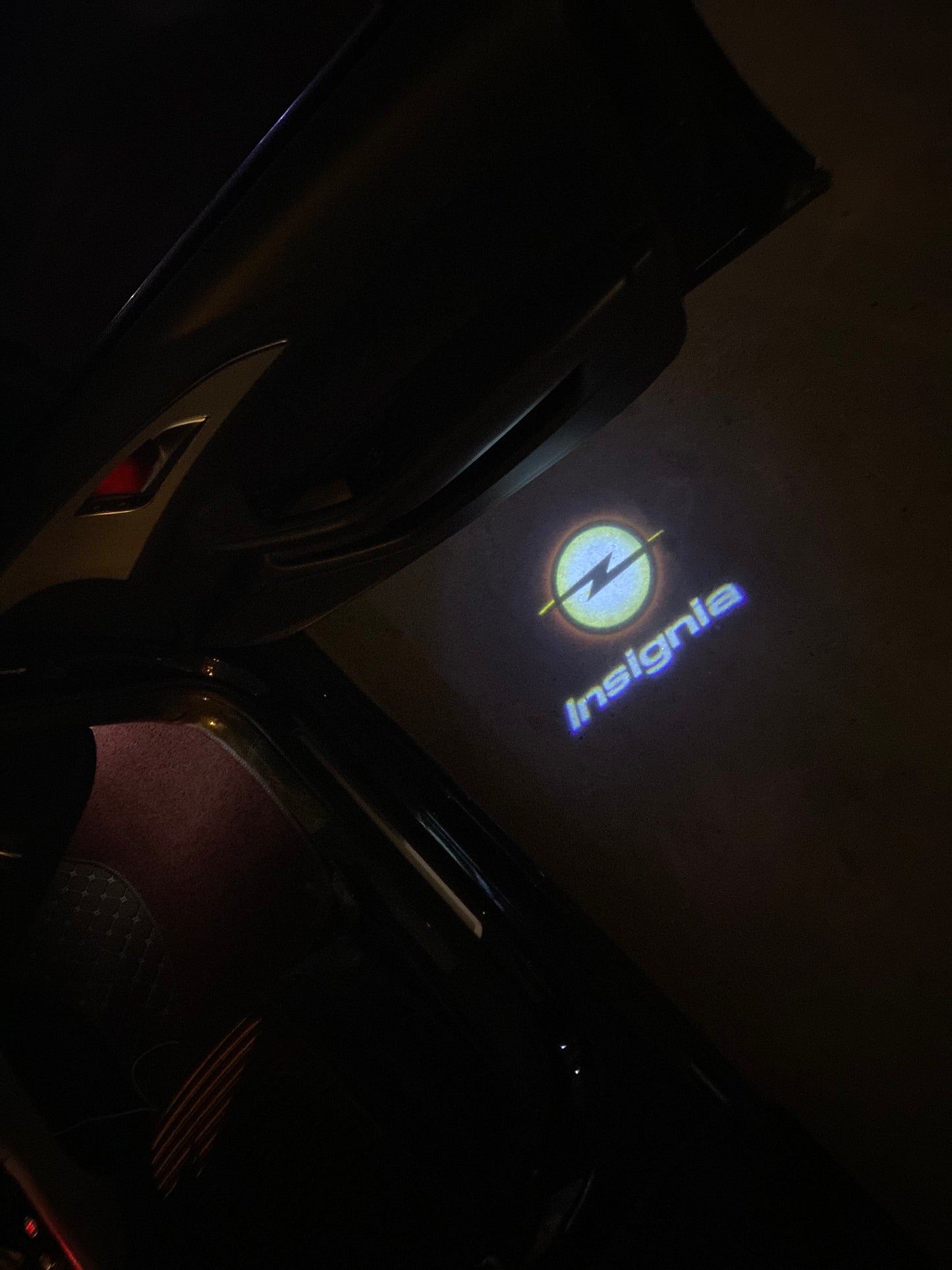 Opel Insignia Original LOGO PROJECROTR LIGHTS Nr.1431 (quantity 1 = 1 sets/2 door lights)