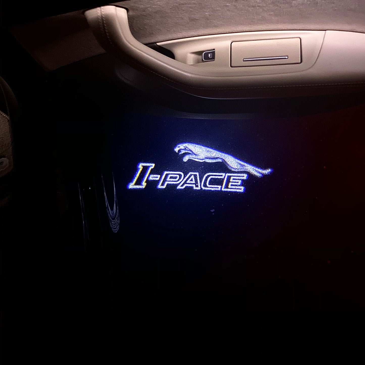 JAGUAR I PACE LOGO PROJECROTR LIGHTS Nr.126 (quantity 1 = 1 sets/2 door lights