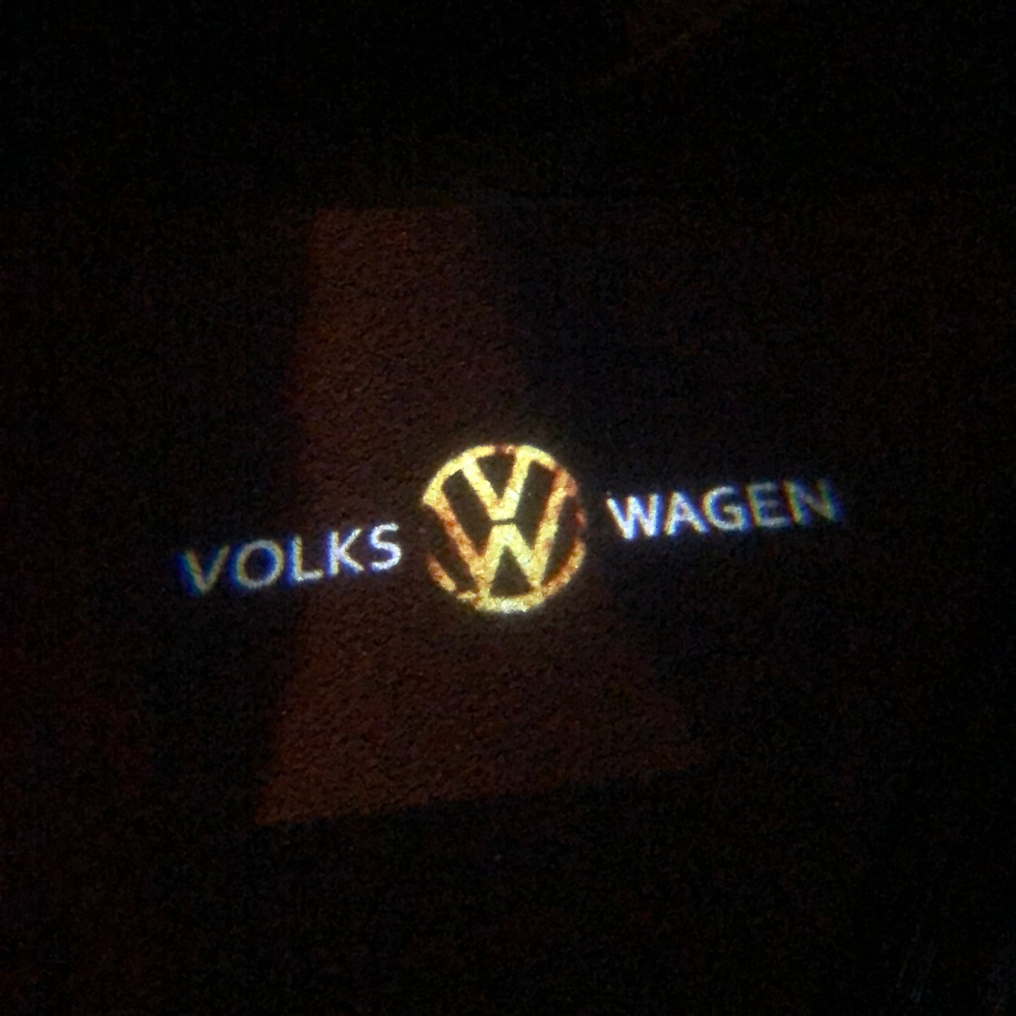 Volkswagen Door lights Original Logo Nr. 06 ( quantity 1 = 2 logo film / 2 door lights)