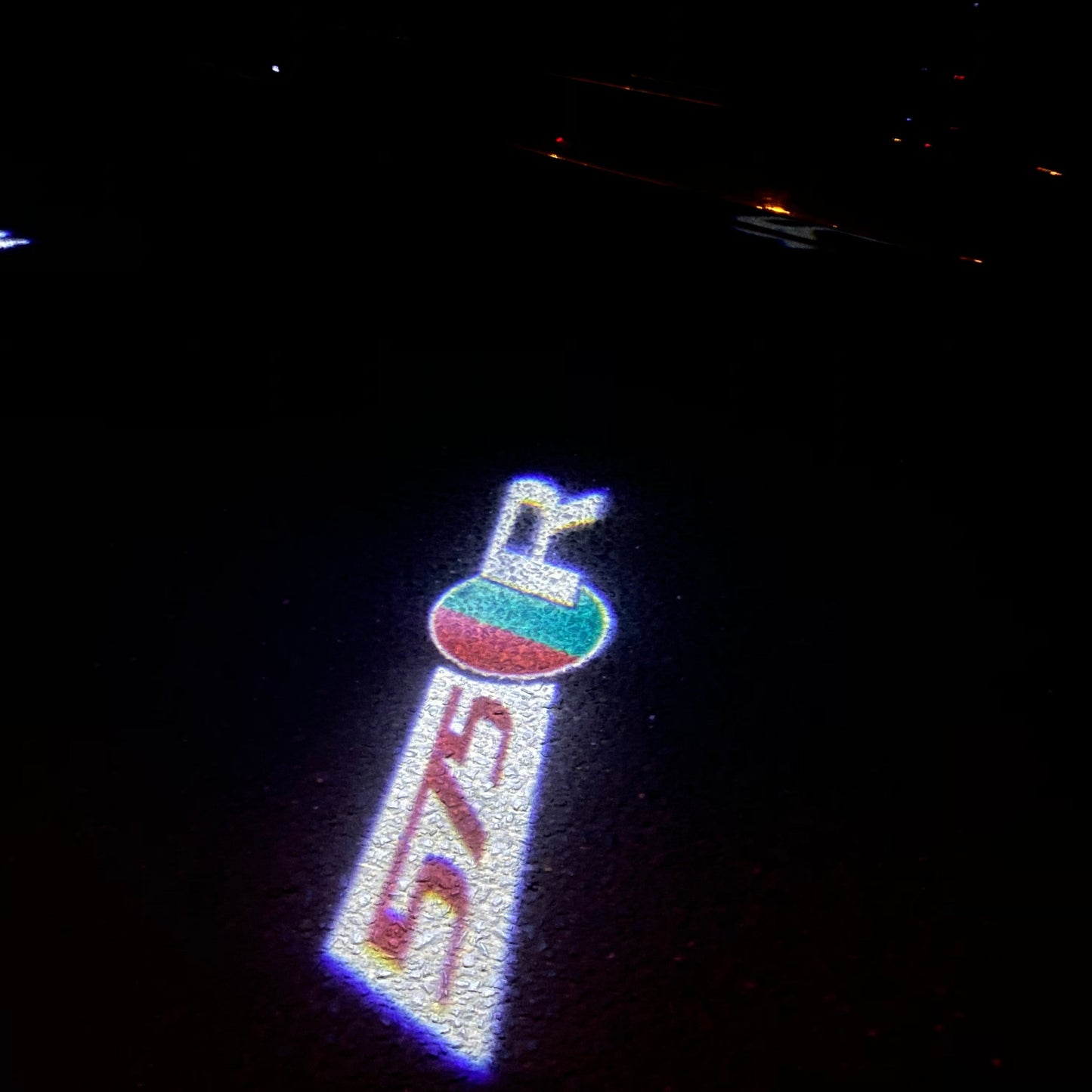 JAGUAR 575 LOGO PROJECROTR LIGHTS Nr.54 (quantity 1 = 1 sets/2 door lights)