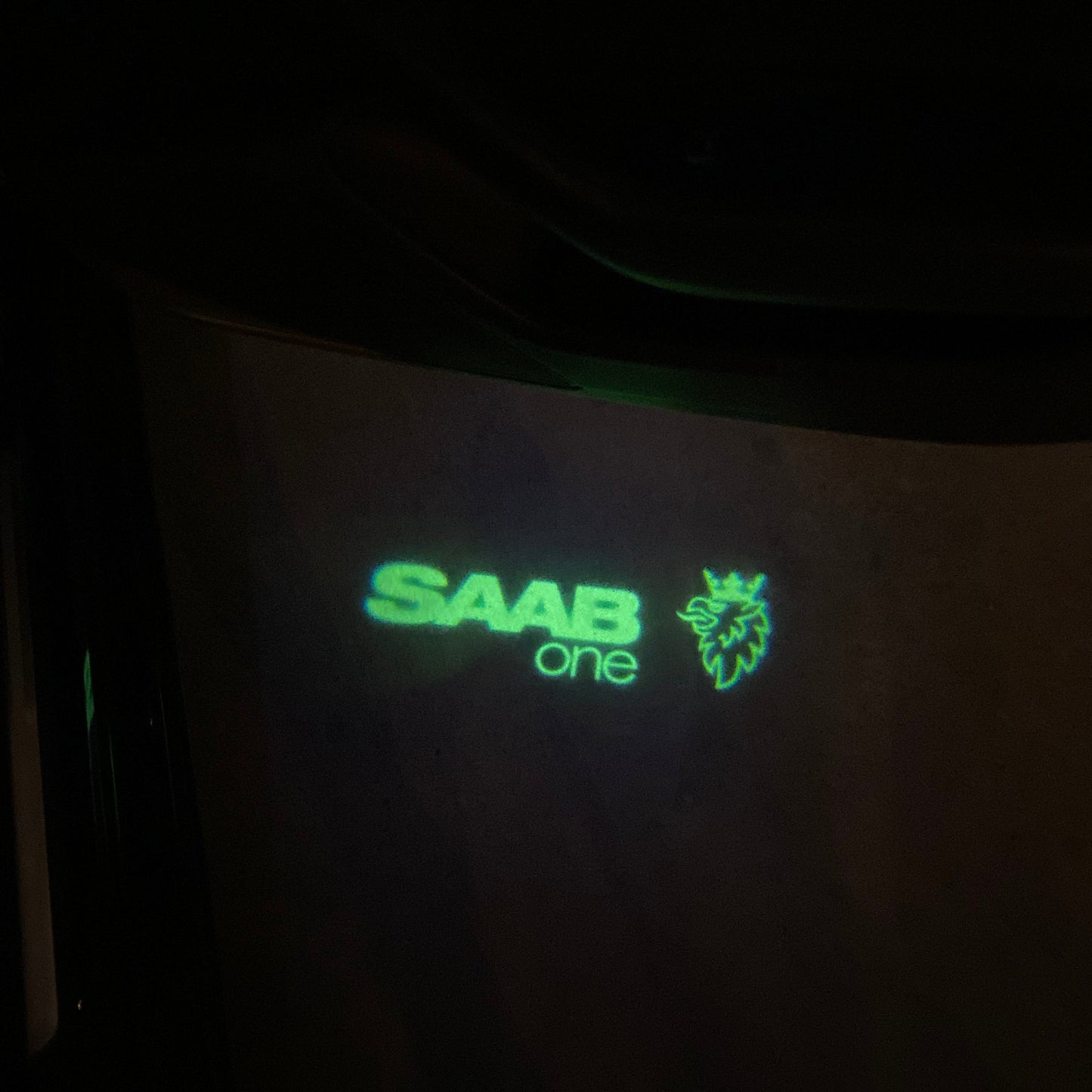 SAAB Original LOGO PROJECROTR LIGHTS Nr.2503 (quantity 1 = 1 sets/2 door lights)