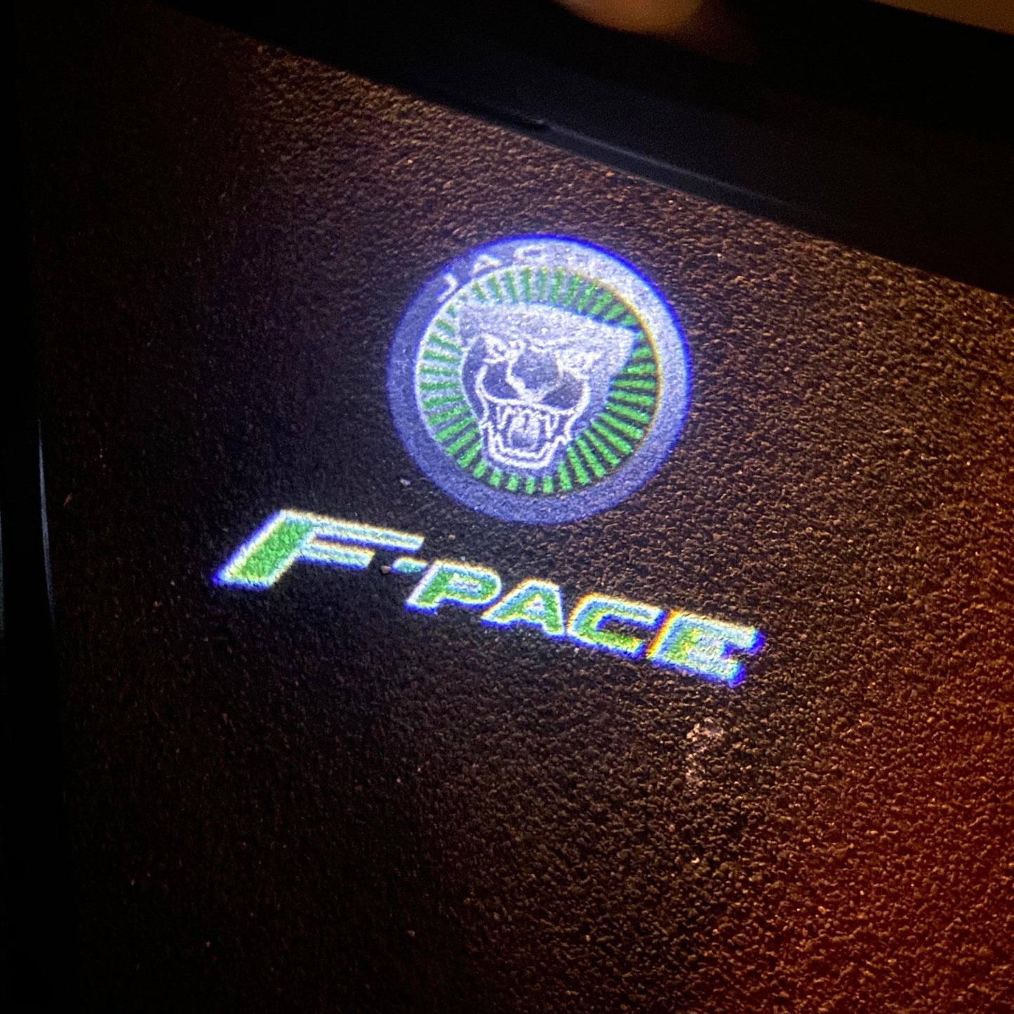 JAGUAR F PACE LOGO PROJECROTR LIGHTS Nr.130 (quantity 1 = 1 sets/2 door lights