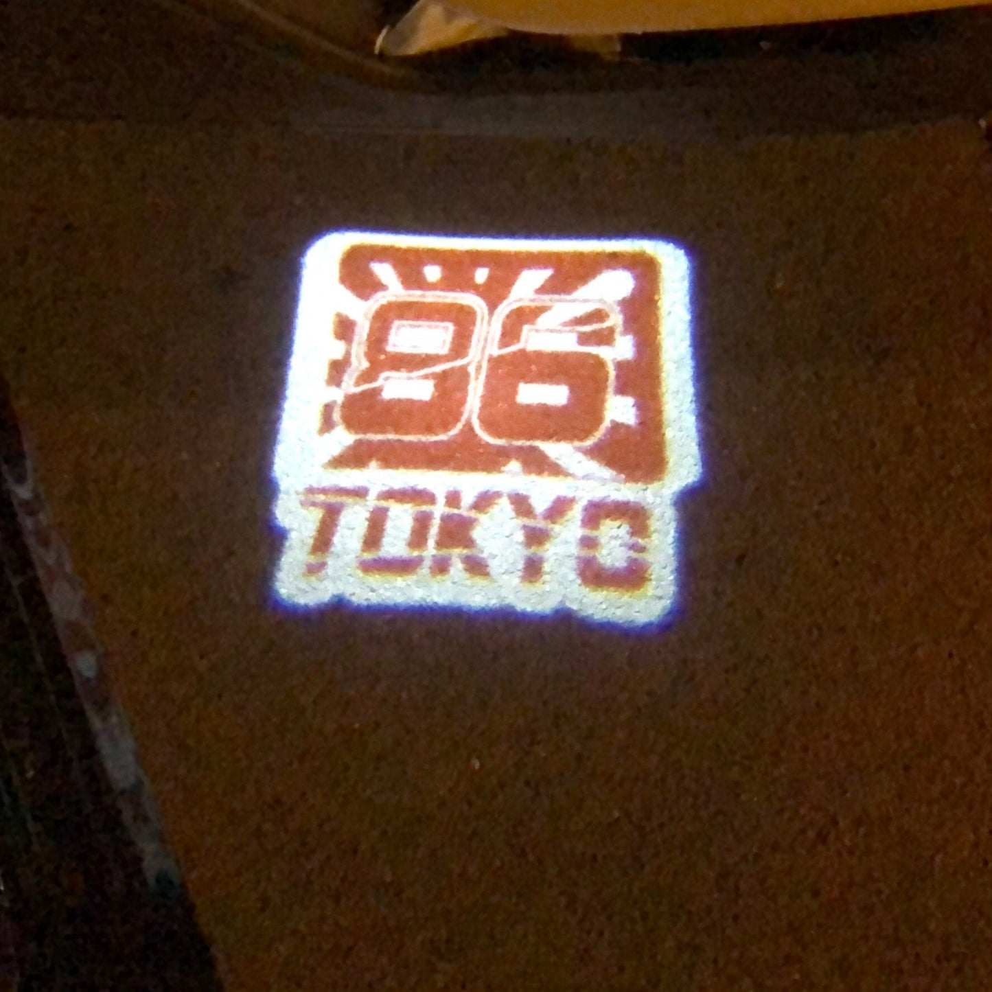 TOYOTA GT86 LOGO PROJECROTR LIGHTS Nr.14 (quantity 1 = 2 Logo Films /2 door lights)