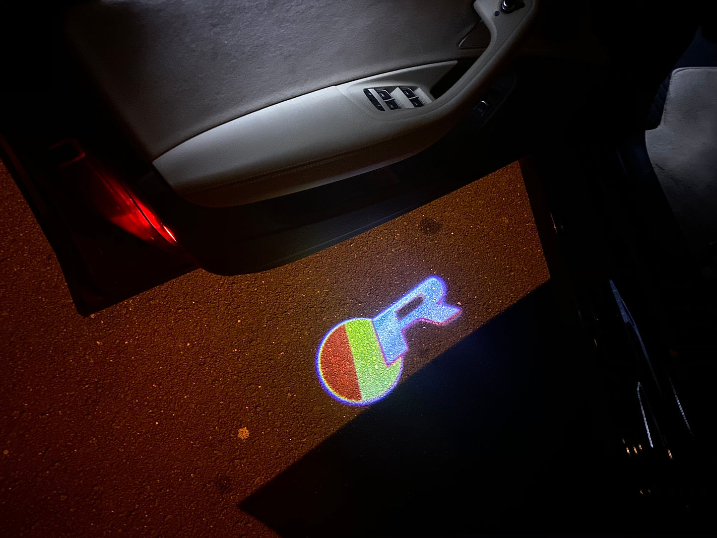 JAGUAR R LOGO PROJECROTR LIGHTS Nr.63 (quantity 1 = 1 sets/2 door lights)