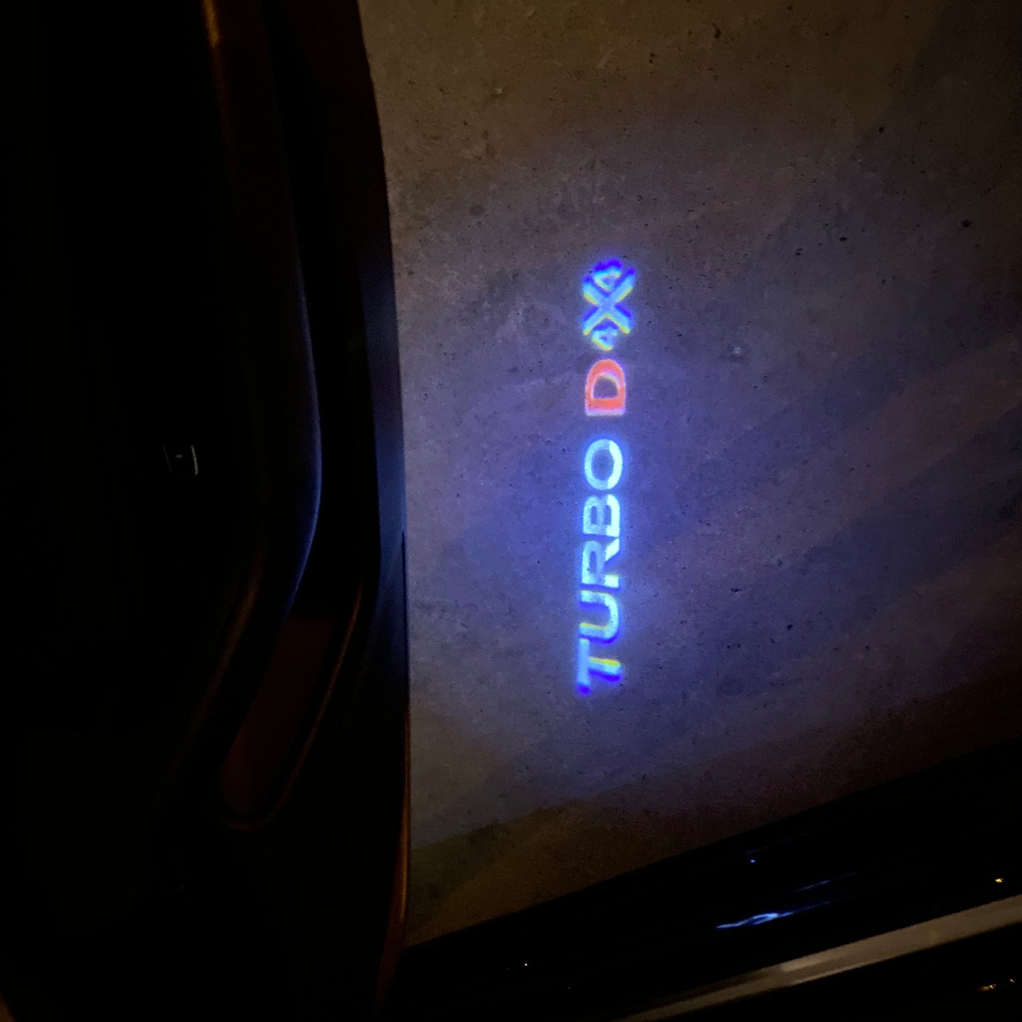 Opel Insignia TURBO LOGO PROJECROTR LIGHTS Nr.1420 (quantity 1 = 1 sets/2 door lights)