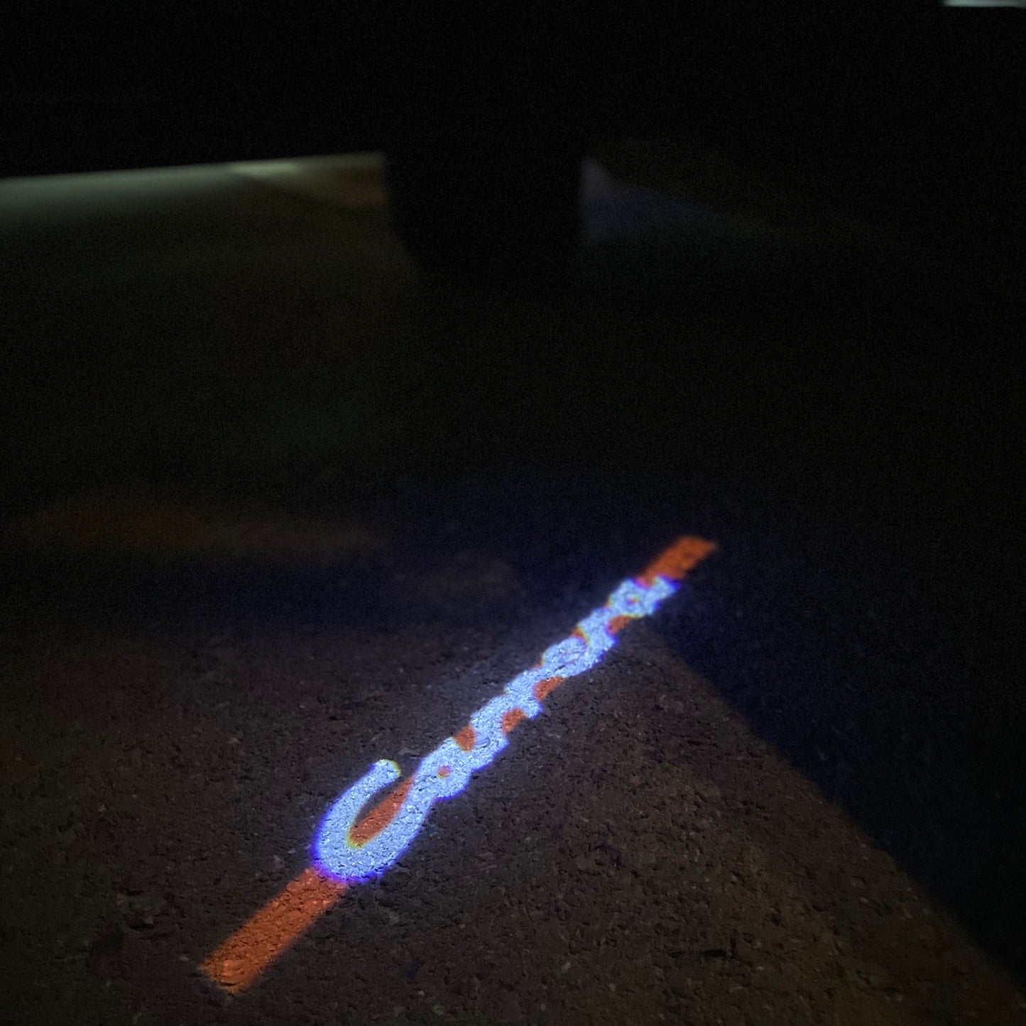 PORSCHE Carrera LOGO PROJECTOT LIGHTS Nr.8086 (quantity 1 = 2 Logo Film / 2 door lights)