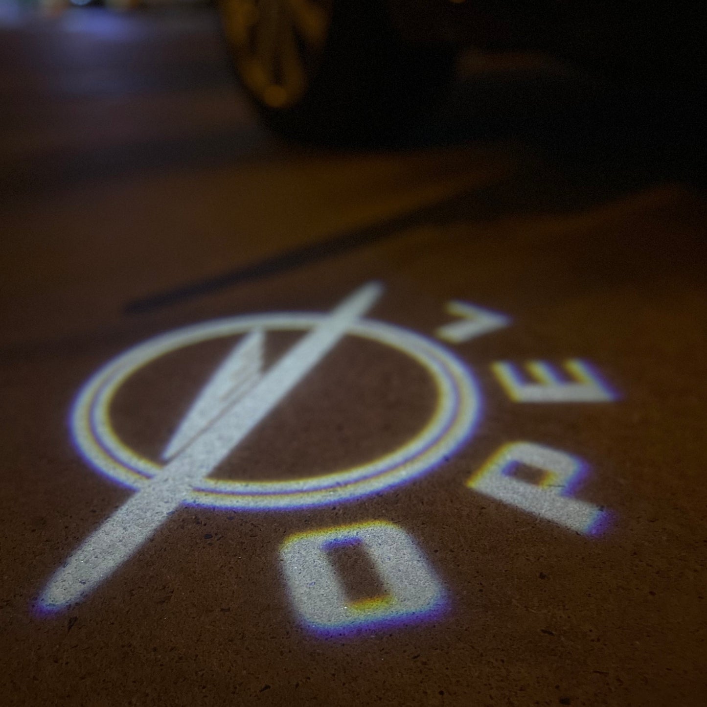 Opel Original LOGO PROJECROTR LIGHTS Nr.1434 (quantity 1 = 1 sets/2 door lights)
