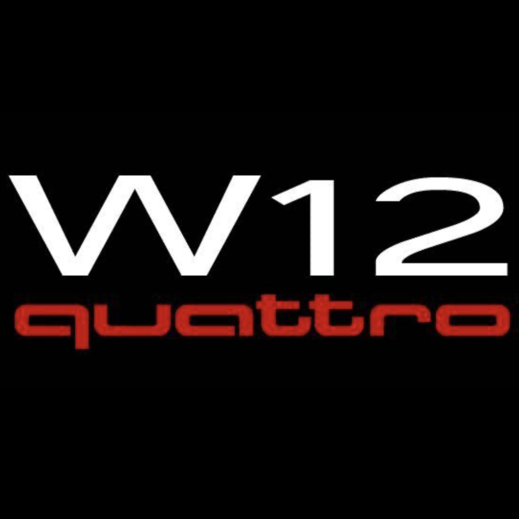 AUDI W12 LOGO PROJECTOT LIGHTS Nr.75 (quantity 1 = 2 Logo Films /2 door lights)