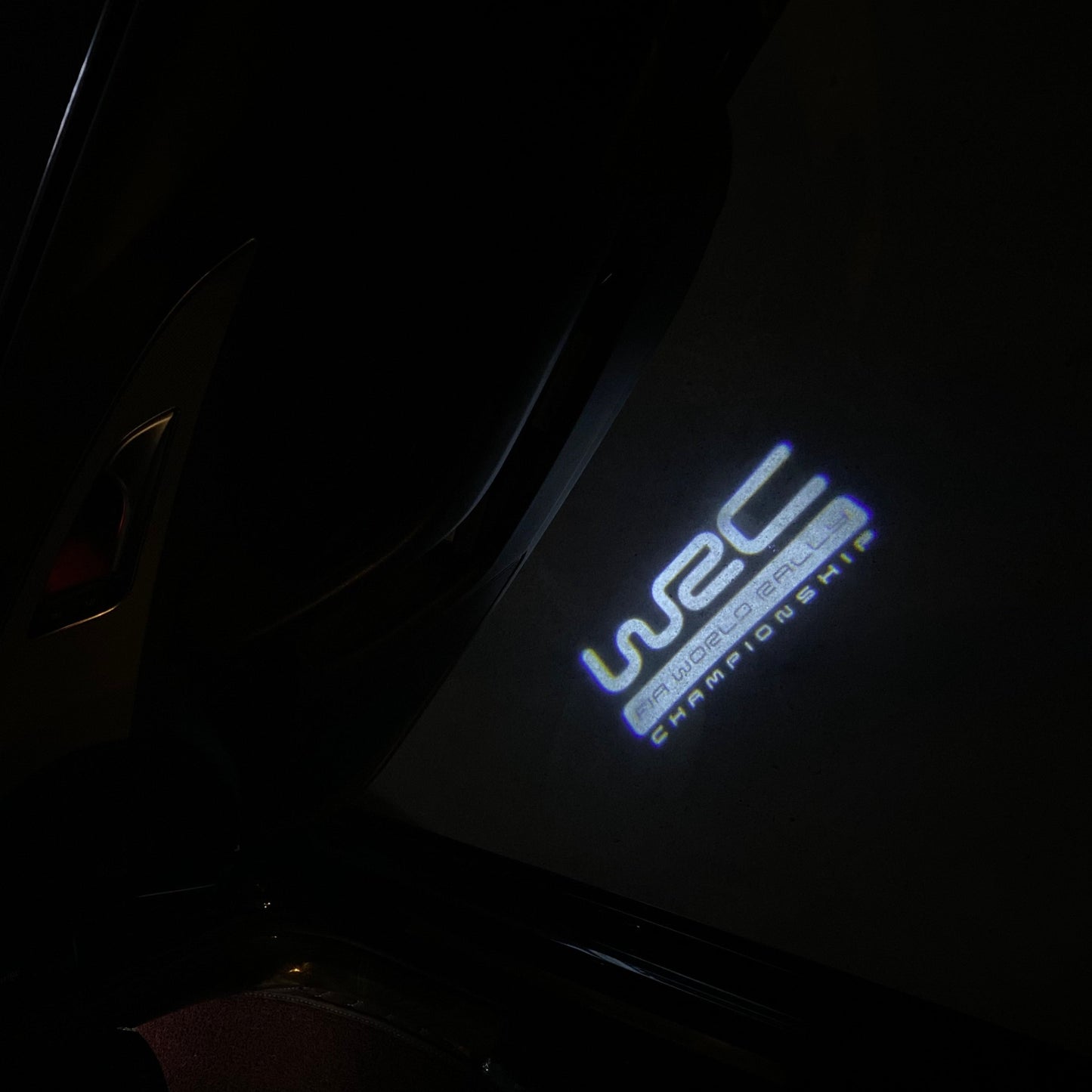 WRC Logo door lights Nr.19U2 (quantity 1 = 2 Logo Films /2 door lights)Automobile Racing & Culture