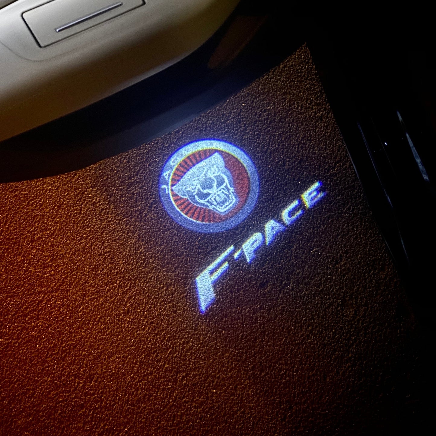JAGUAR F PACE LOGO PROJECROTR LIGHTS Nr.113 (quantity 1 = 1 sets/2 door lights)