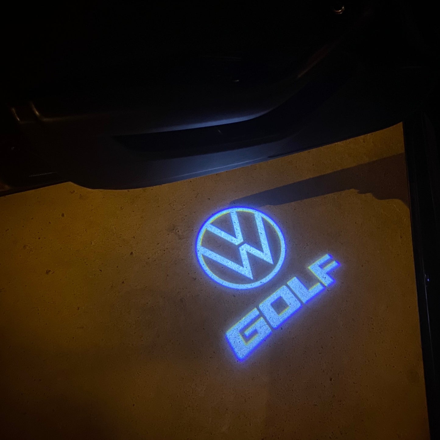 Volkswagen Door lights GOLF Logo Nr. 0202(quantity 1 = 2 Logo Films /2 door lights)
