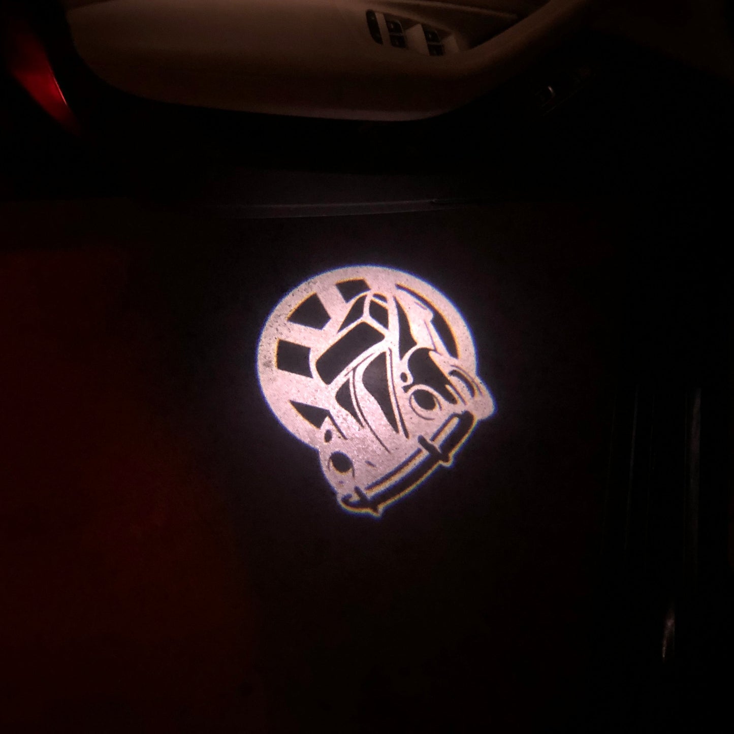 Volkswagen Door lights Original Logo Nr. 12 (quantity 1 = 2 Logo Films /2 door lights)