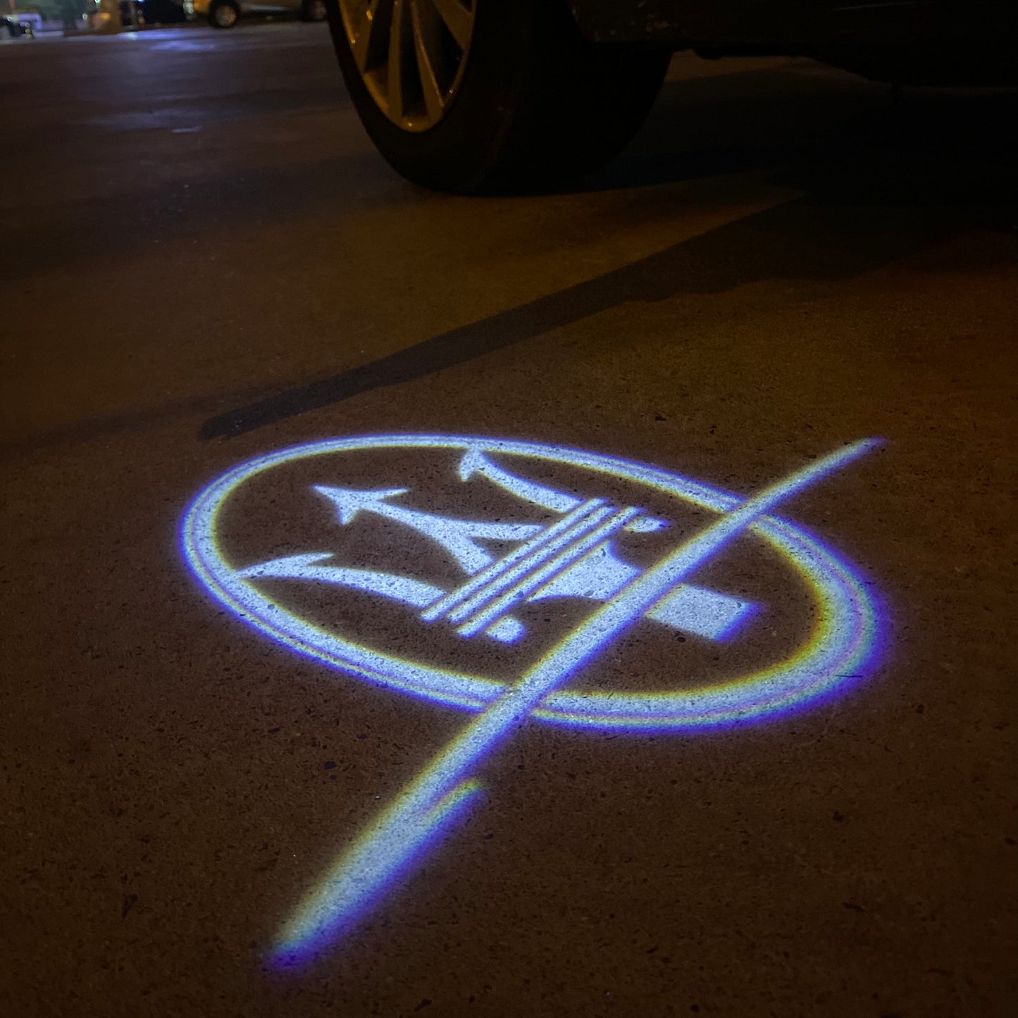 Maserati Original LOGO PROJECROTR LIGHTS Nr.11 (quantity 1 = 1 sets/2 door lights)