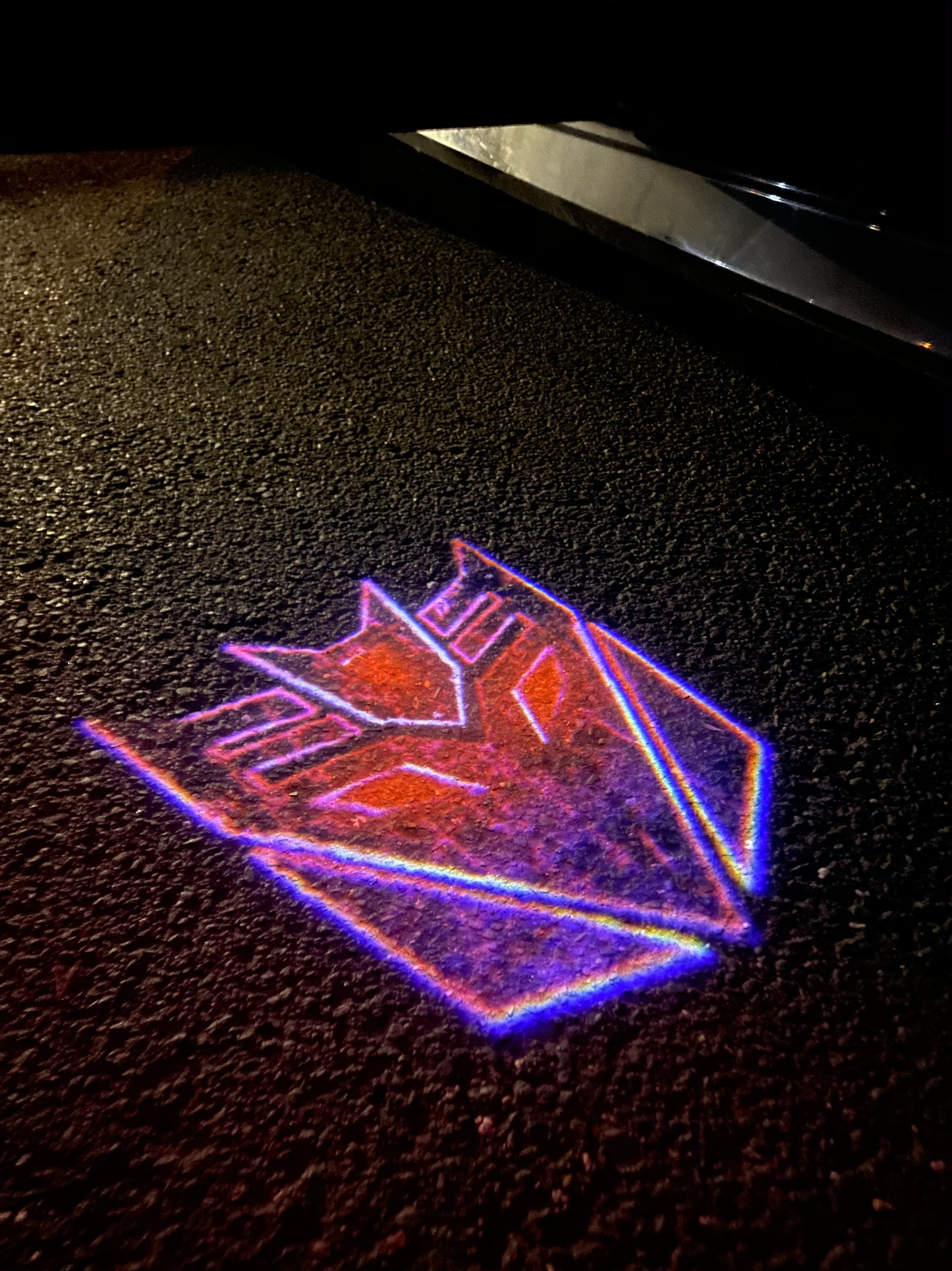 Transformers Logo door lights Nr.263 (quantity 1 = 2 Logo Films /2 door lights)Movie Series Logo