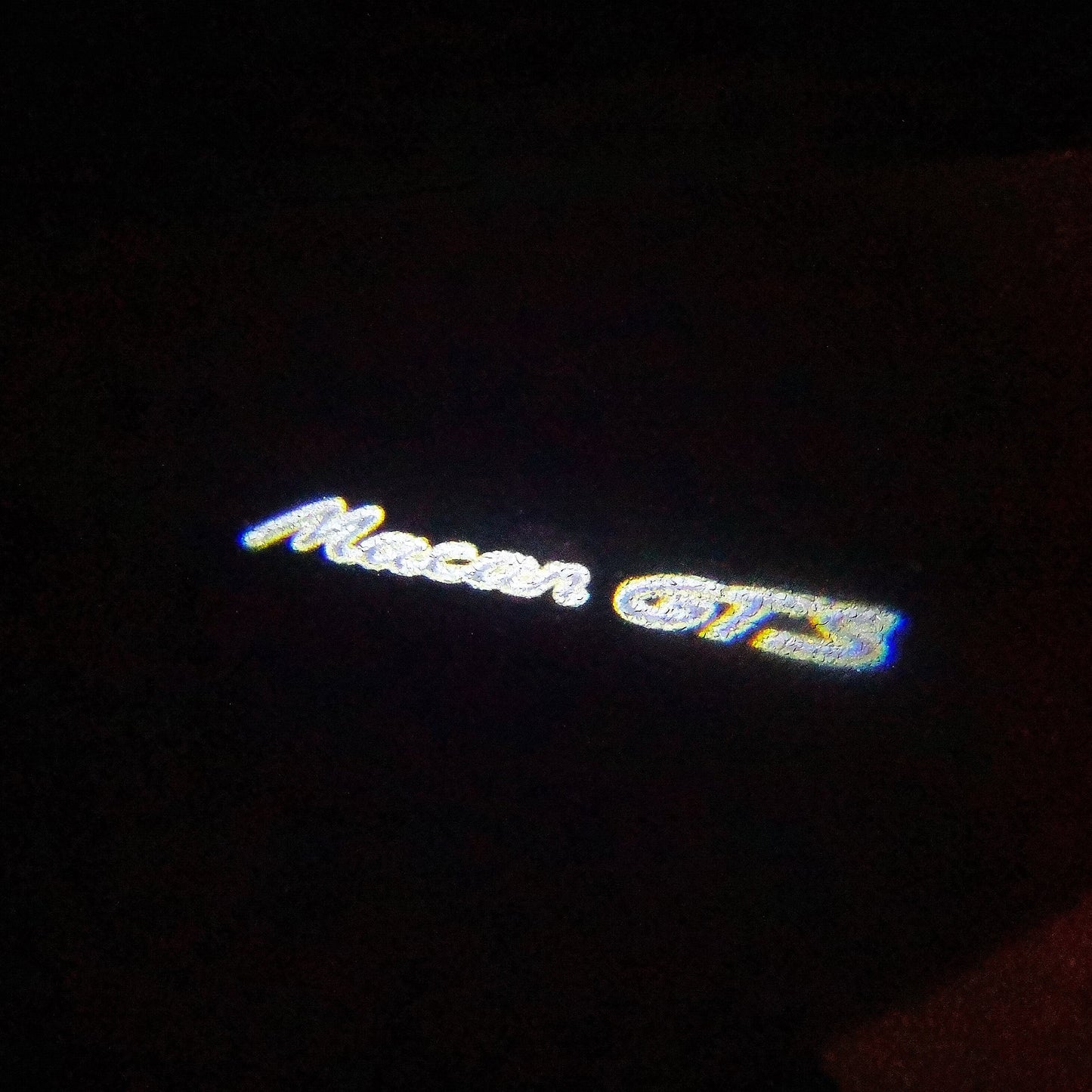 PORSCHE MACAN LOGO PROJECTOT LIGHTS Nr.8088 (quantity 1 = 2 Logo Film / 2 door lights)