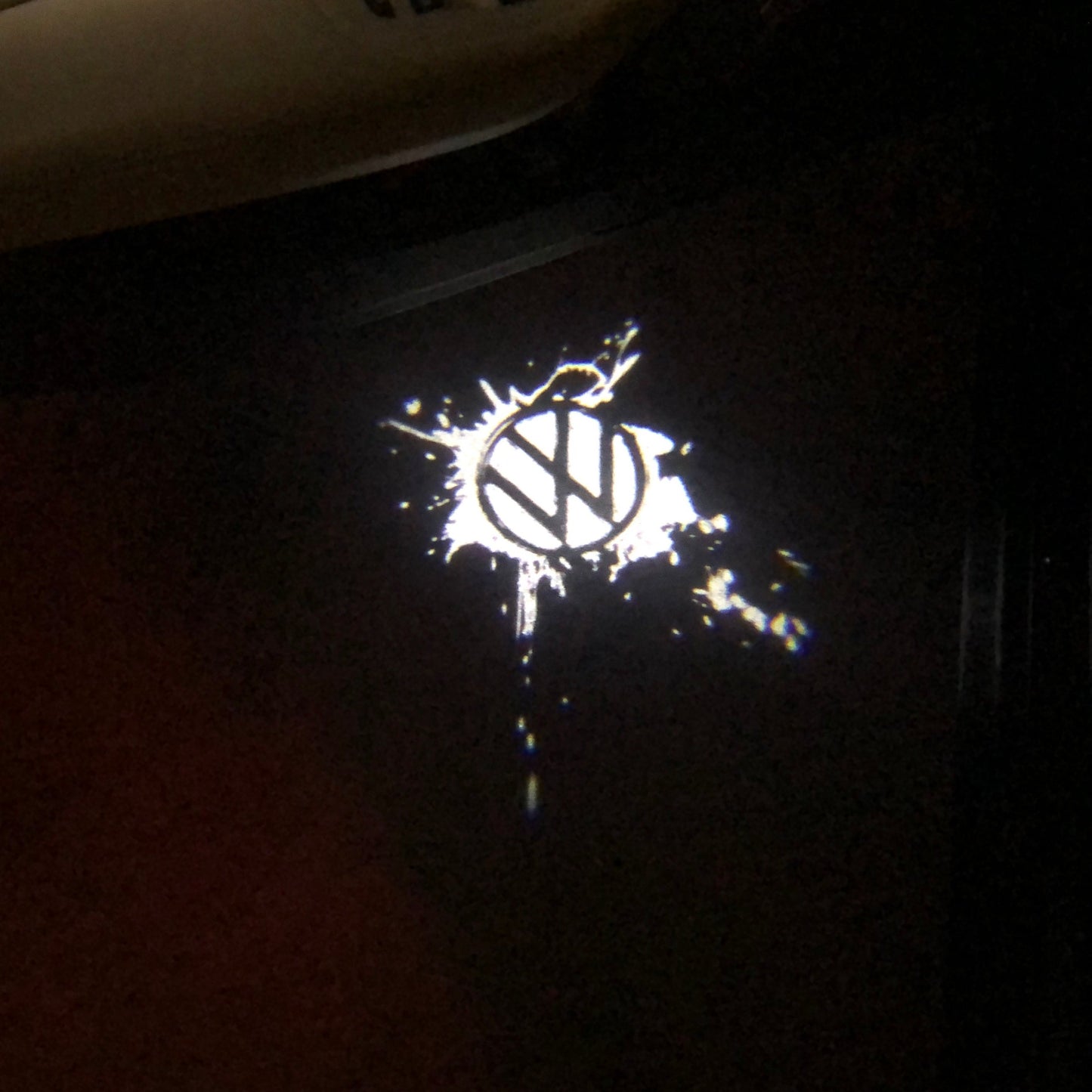 Volkswagen Door lights Original Logo Nr. 11 (quantity 1 = 2 Logo Films /2 door lights)