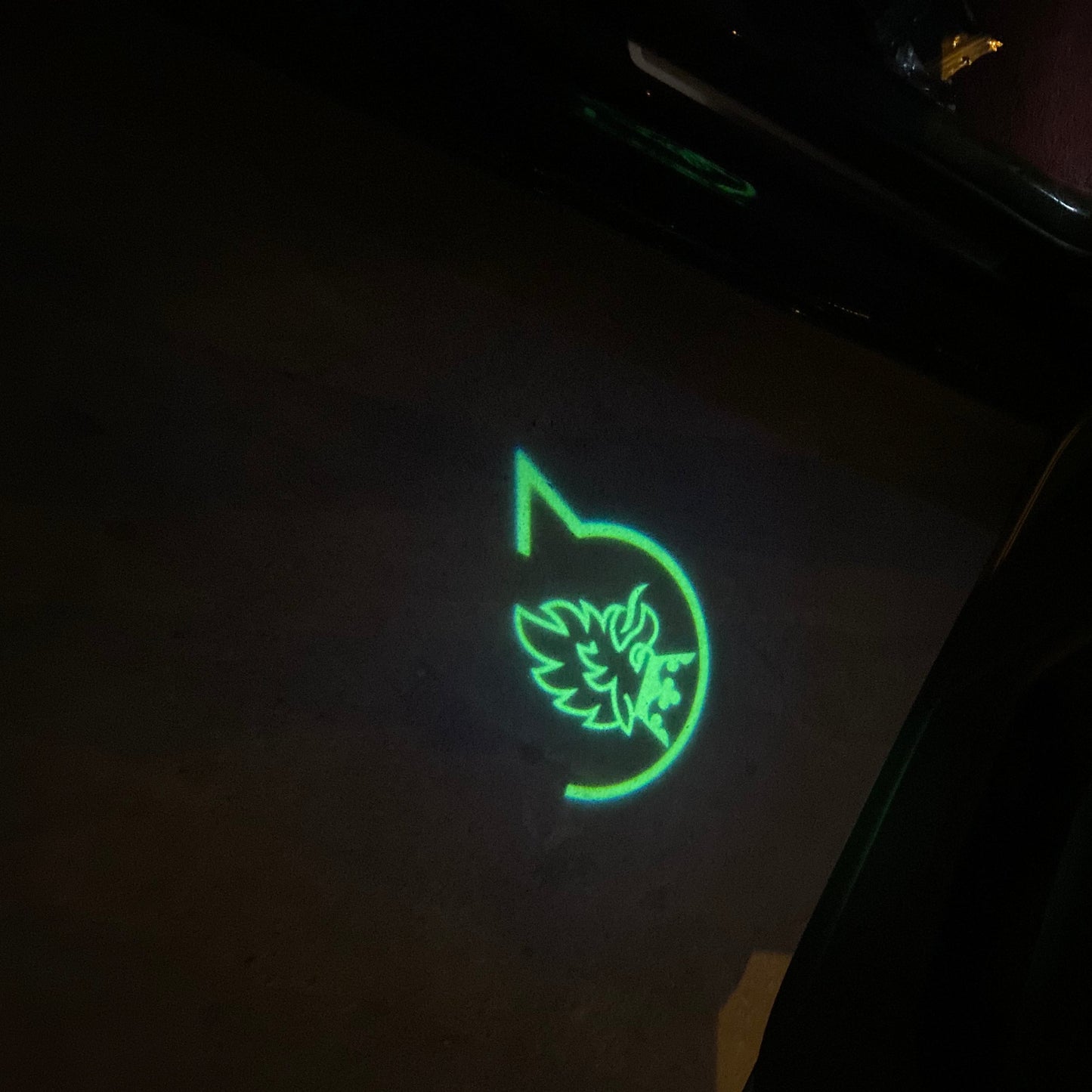 SAAB Original LOGO PROJECROTR LIGHTS Nr.2517 (quantity 1 = 1 sets/2 door lights)