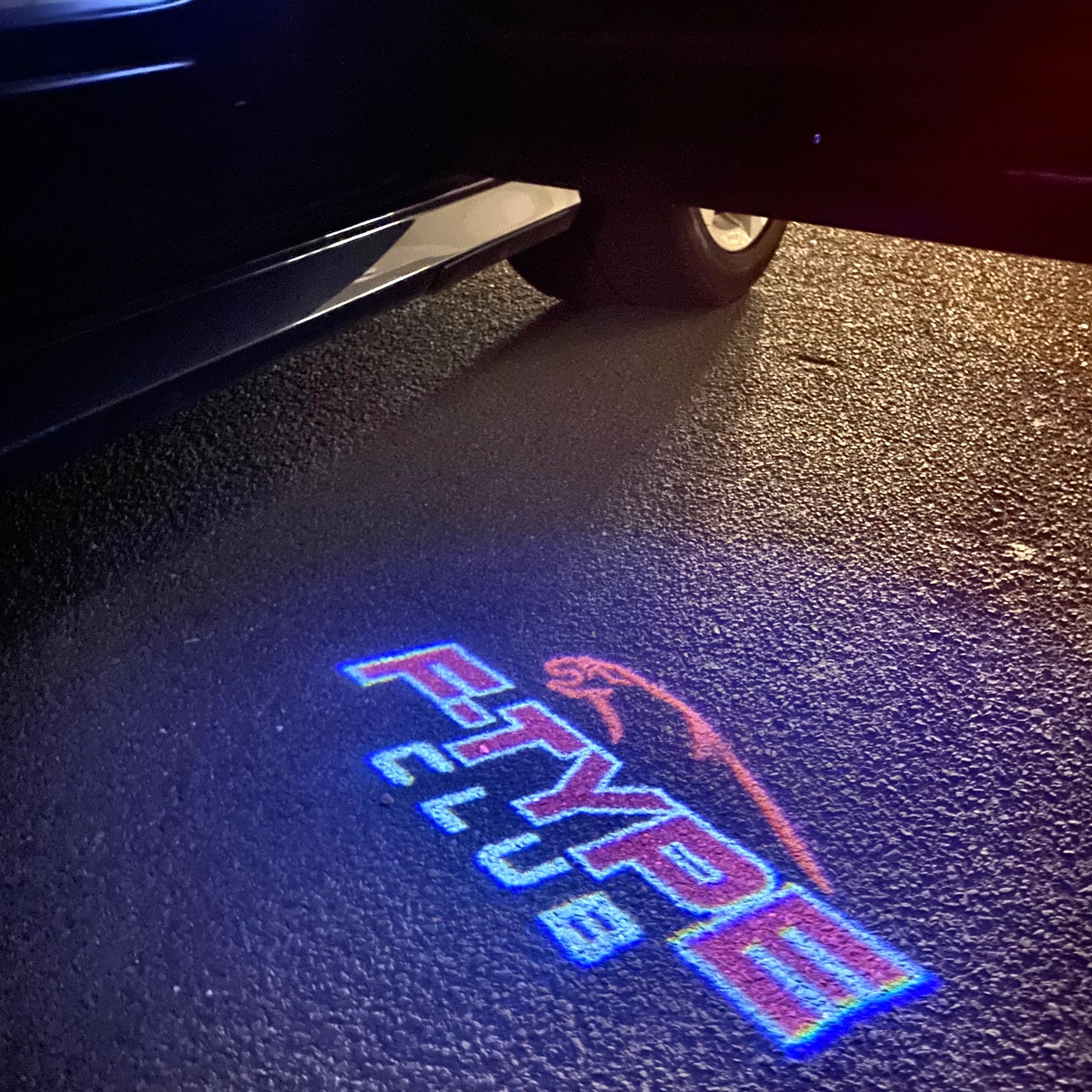 JAGUAR F TYPE LOGO PROJECROTR LIGHTS Nr.136 (quantity 1 = 1 sets/2 door lights