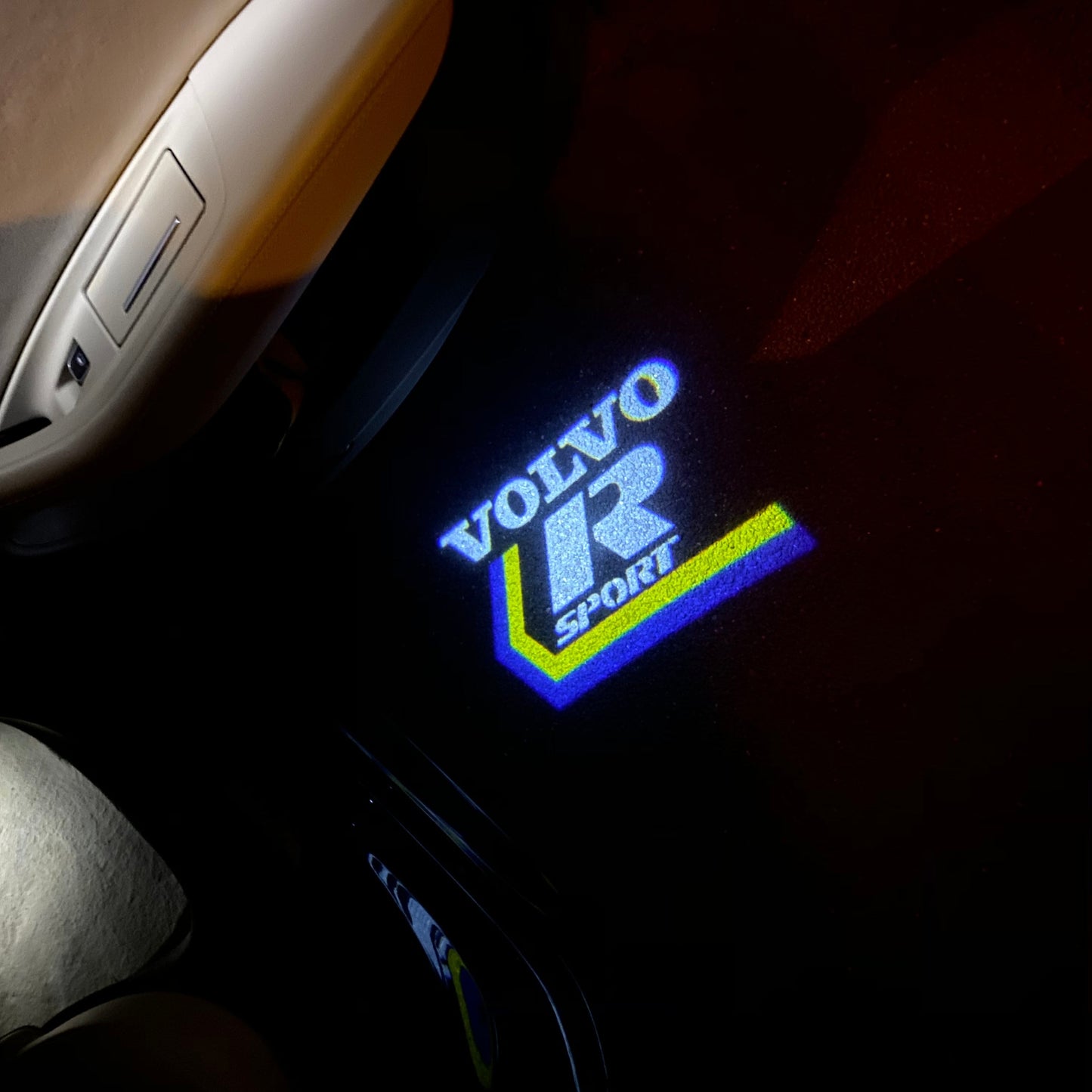 Volvo R SPORT LOGO PROJECROTR LIGHTS Nr.37 (quantity 1 = 2 Logo Film / 2 door lights)
