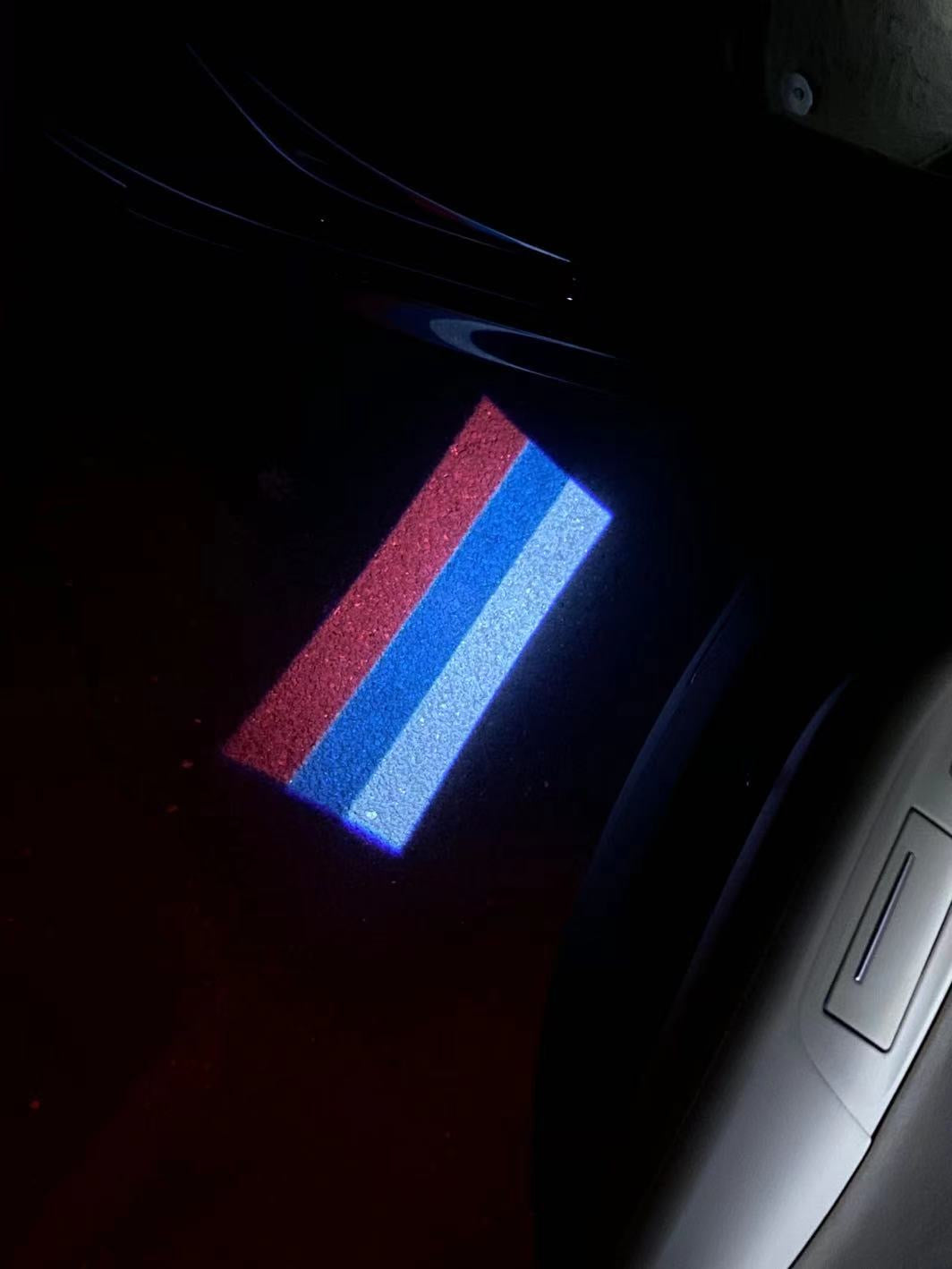 Russia Российская Федерация National Flag logo door lights (quantity 1 = 1 sets / 2 logo film / Can replace of lights other logos )