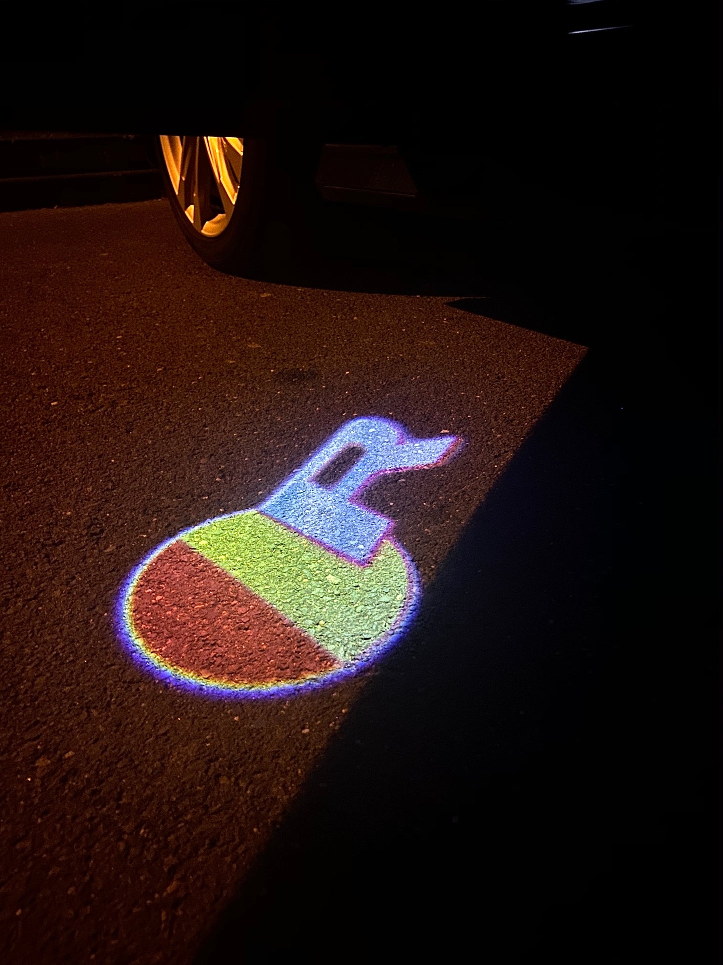 JAGUAR R LOGO PROJECROTR LIGHTS Nr.63 (quantity 1 = 1 sets/2 door lights)