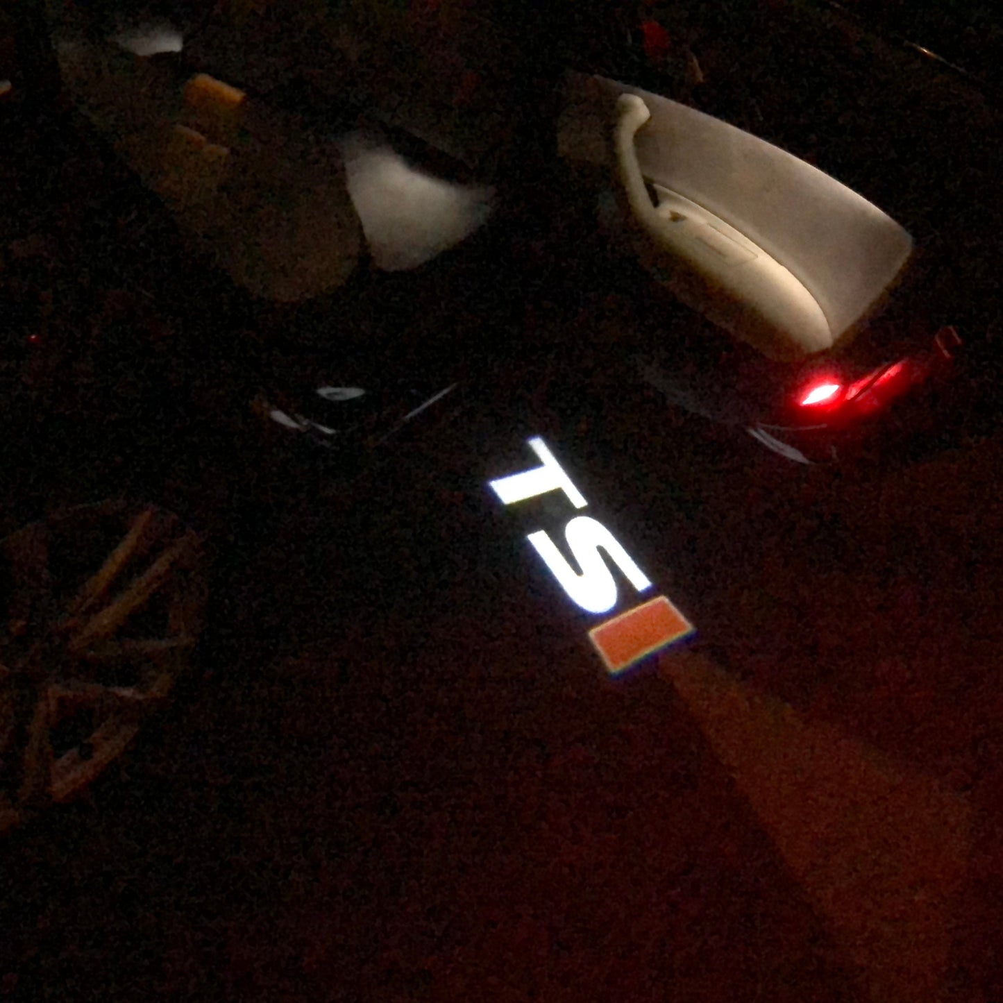 Volkswagen Door lights TSI Logo Nr. 107 (quantity 1 = 2 Logo Films /2 door lights)