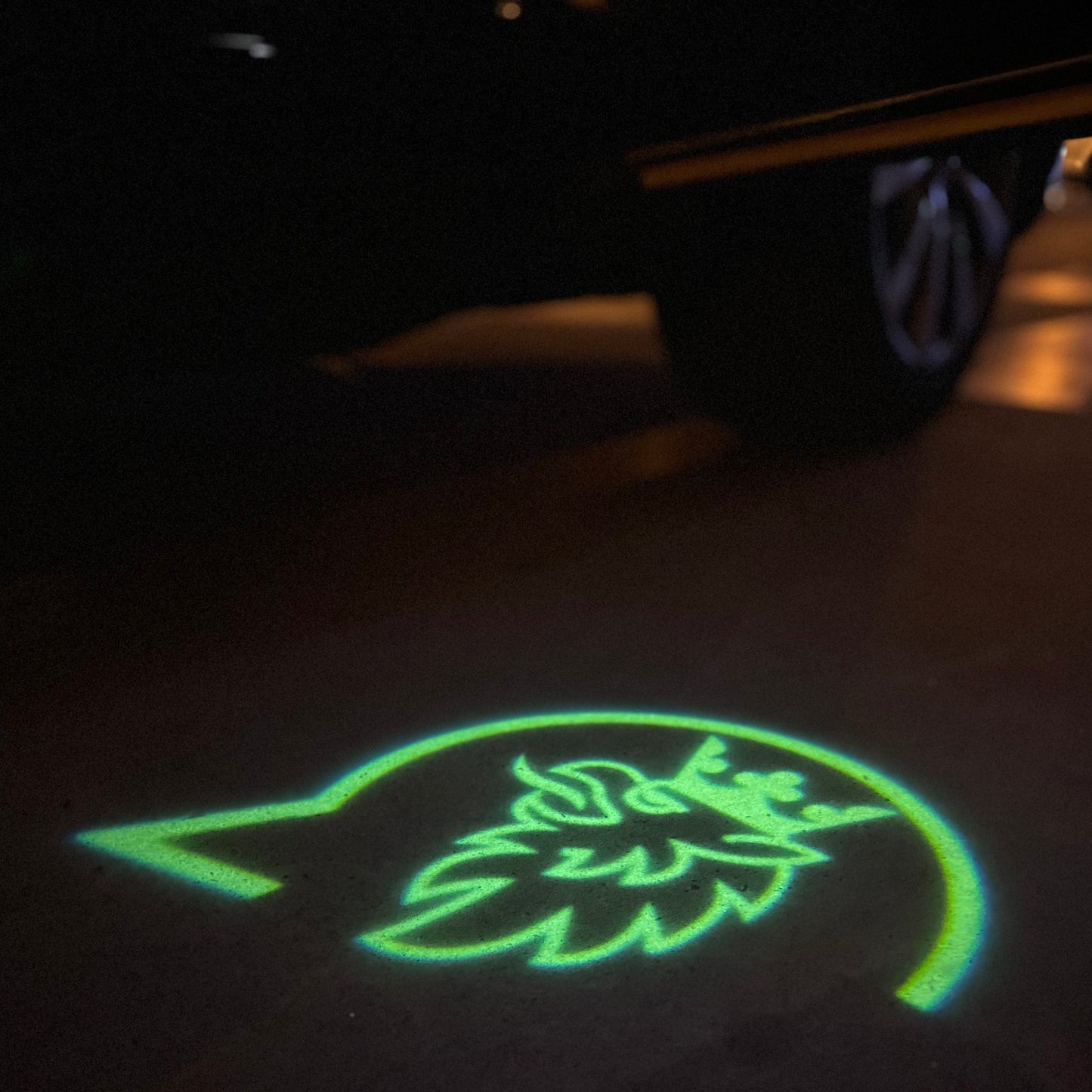SAAB Original LOGO PROJECROTR LIGHTS Nr.2517 (quantity 1 = 1 sets/2 door lights)
