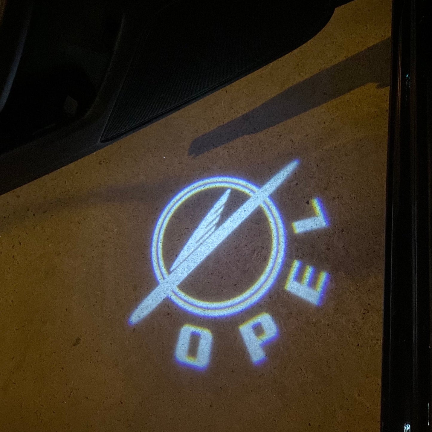 Opel Original LOGO PROJECROTR LIGHTS Nr.1434 (quantity 1 = 1 sets/2 door lights)