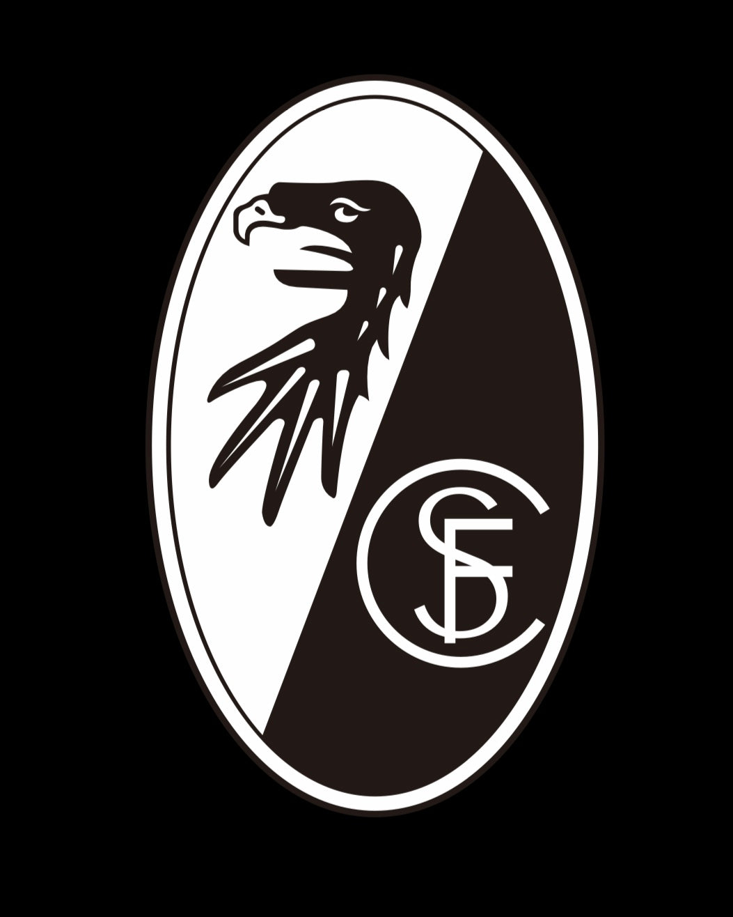 Football CLUB SC Freiburg Logo Nr.258 (quantity 1 = 2 Logo Films /2 door lights)