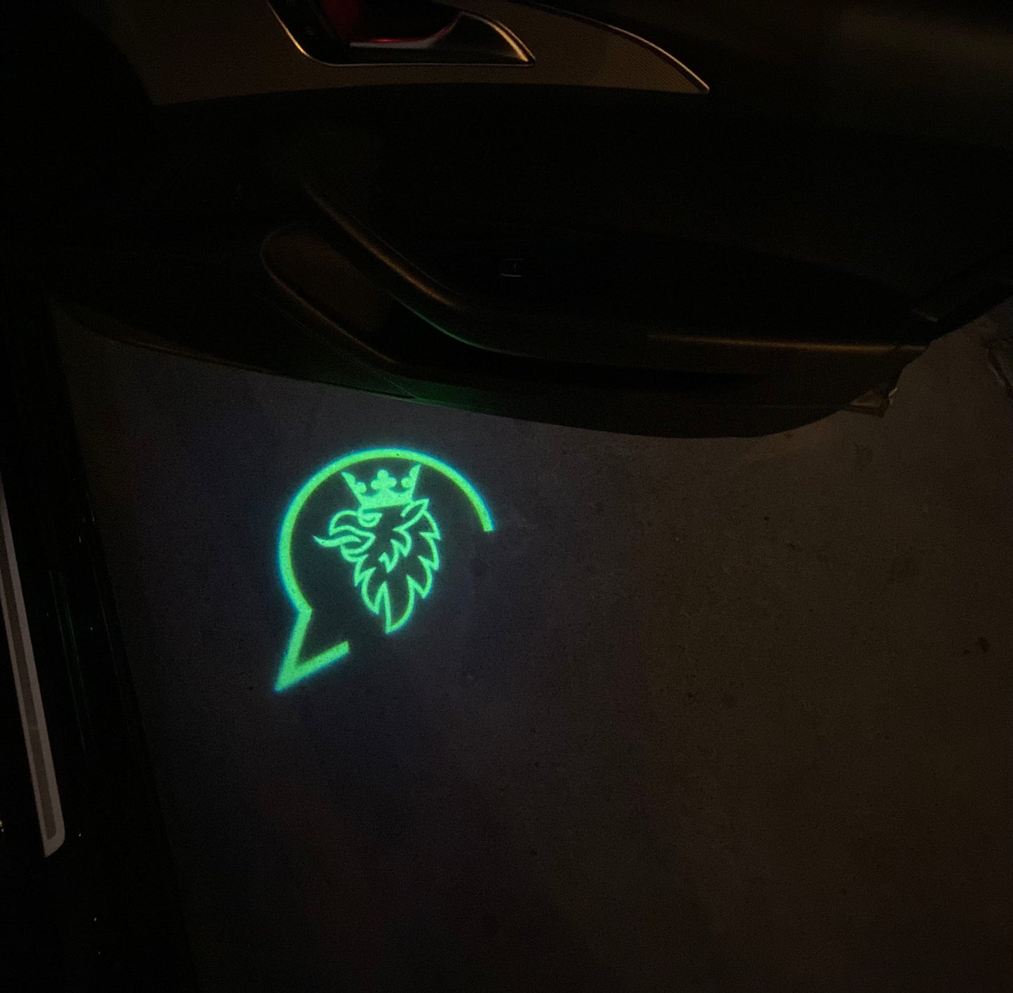 SAAB Original LOGO PROJECROTR LIGHTS Nr.2517 (quantity 1 = 1 sets/2 door lights)