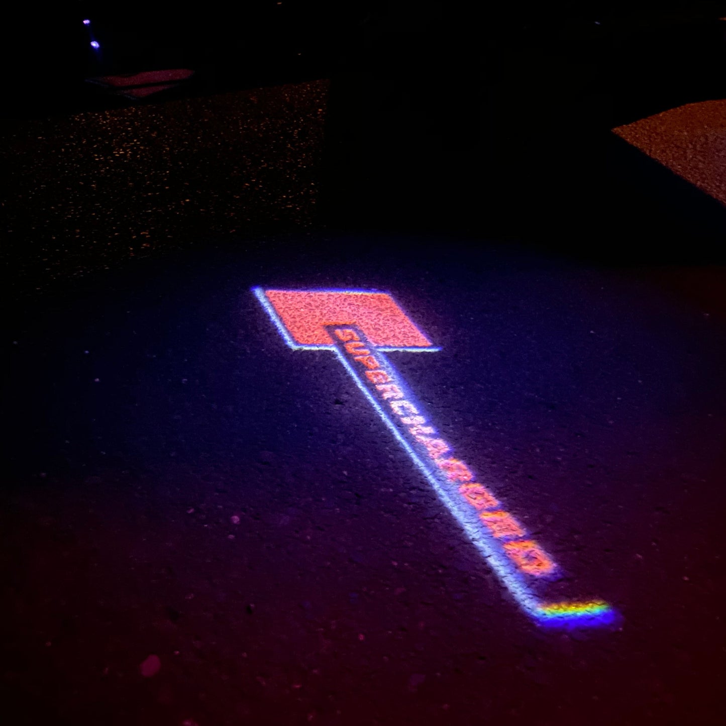 JAGUAR SUPERCHARGED LOGO PROJECROTR LIGHTS Nr.81 (quantity 1 = 1 sets/2 door lights)