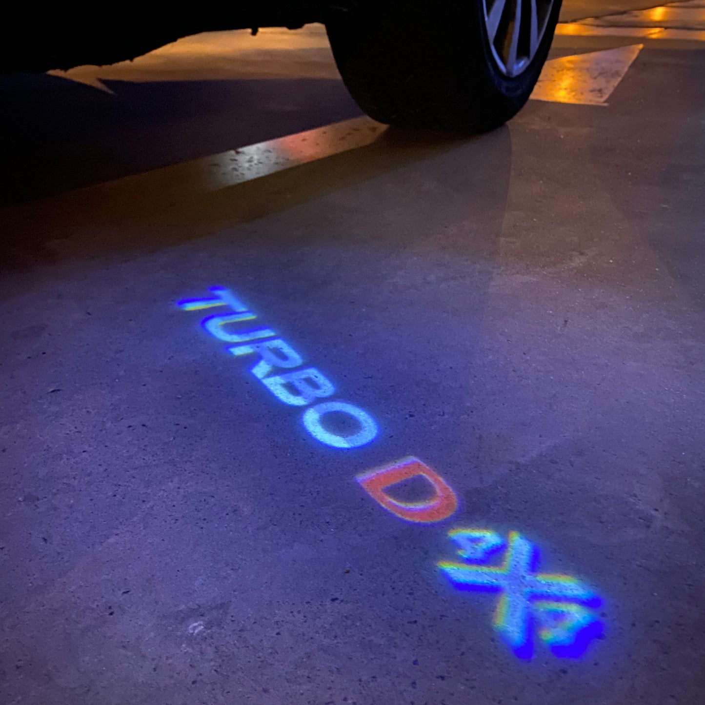 Opel Insignia TURBO LOGO PROJECROTR LIGHTS Nr.1420 (quantity 1 = 1 sets/2 door lights)