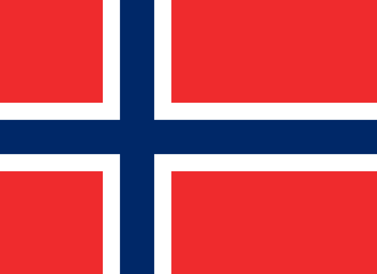 Norway Kongeriket Norge National Flag logo door lights (quantity 1 = 1 sets / 2 logo film / Can replace of lights other logos )