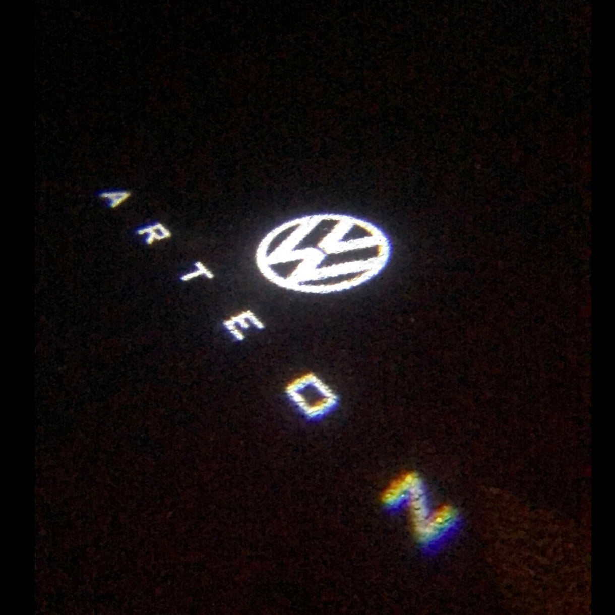 Volkswagen Door lights Arteon Door lights Logo Nr. 84 (quantity 1 = 2 Logo Films /2 door lights)