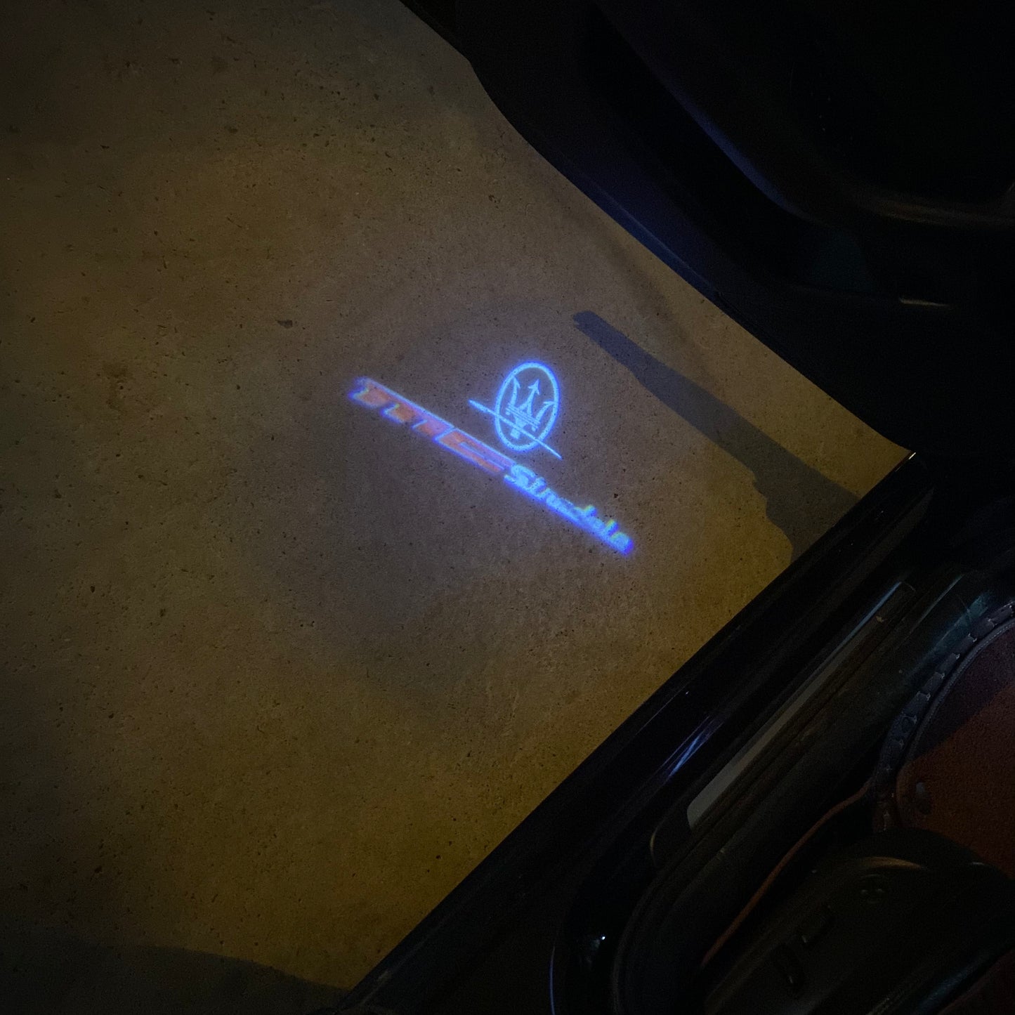 Maserati MC stradale LOGO PROJECROTR LIGHTS Nr.28 (quantity 1 = 1 sets/2 door lights)