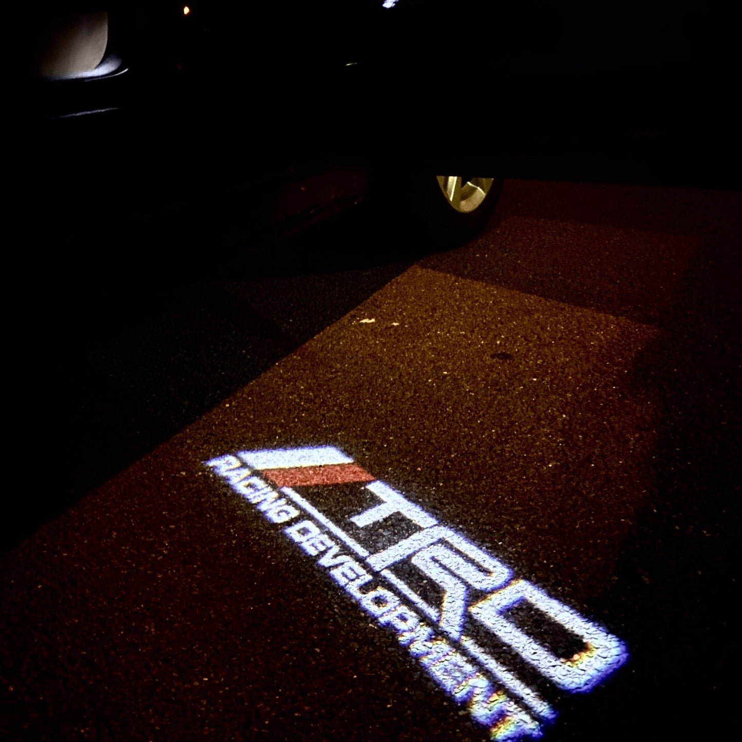 TRD Logo Nr.236 (quantity 1 = 2 Logo Films /2 door lights)