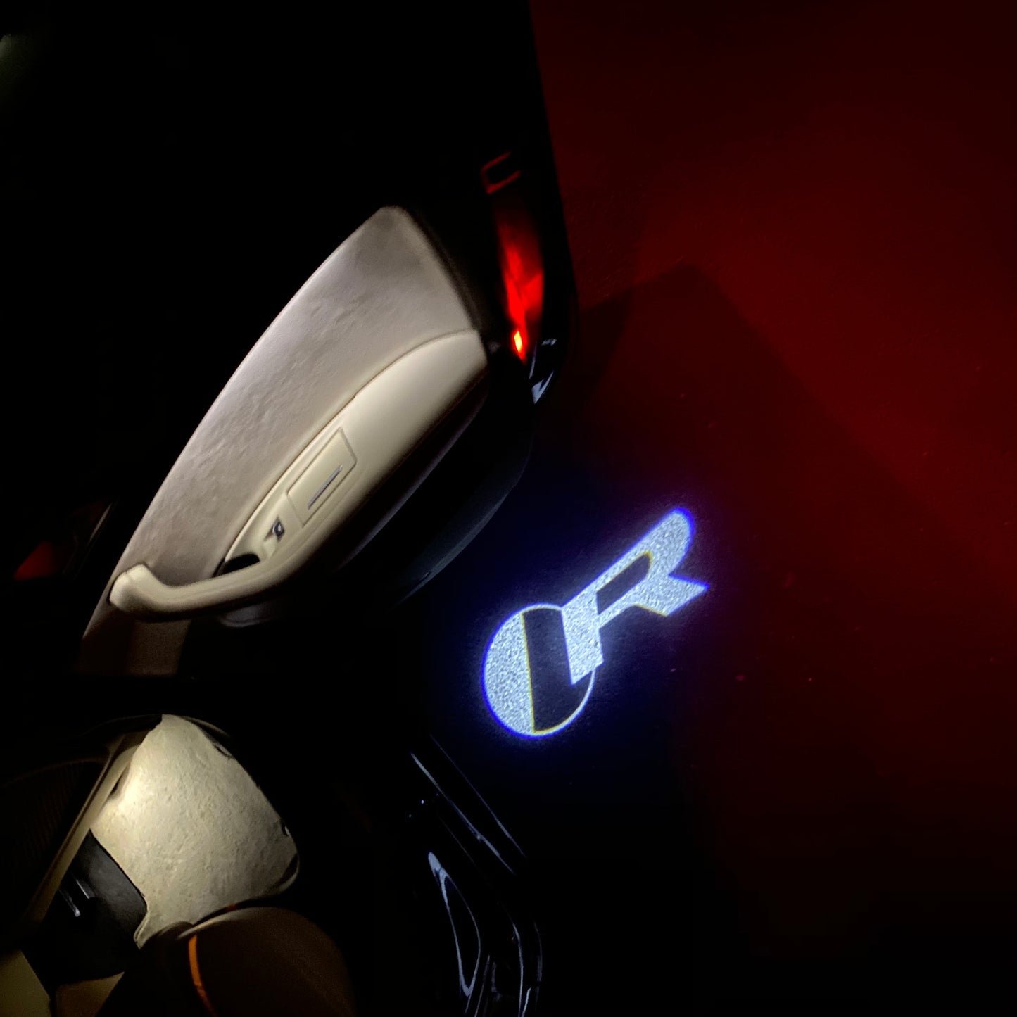 JAGUAR R LOGO PROJECROTR LIGHTS Nr.33 (quantity 1 = 1 sets/2 door lights)