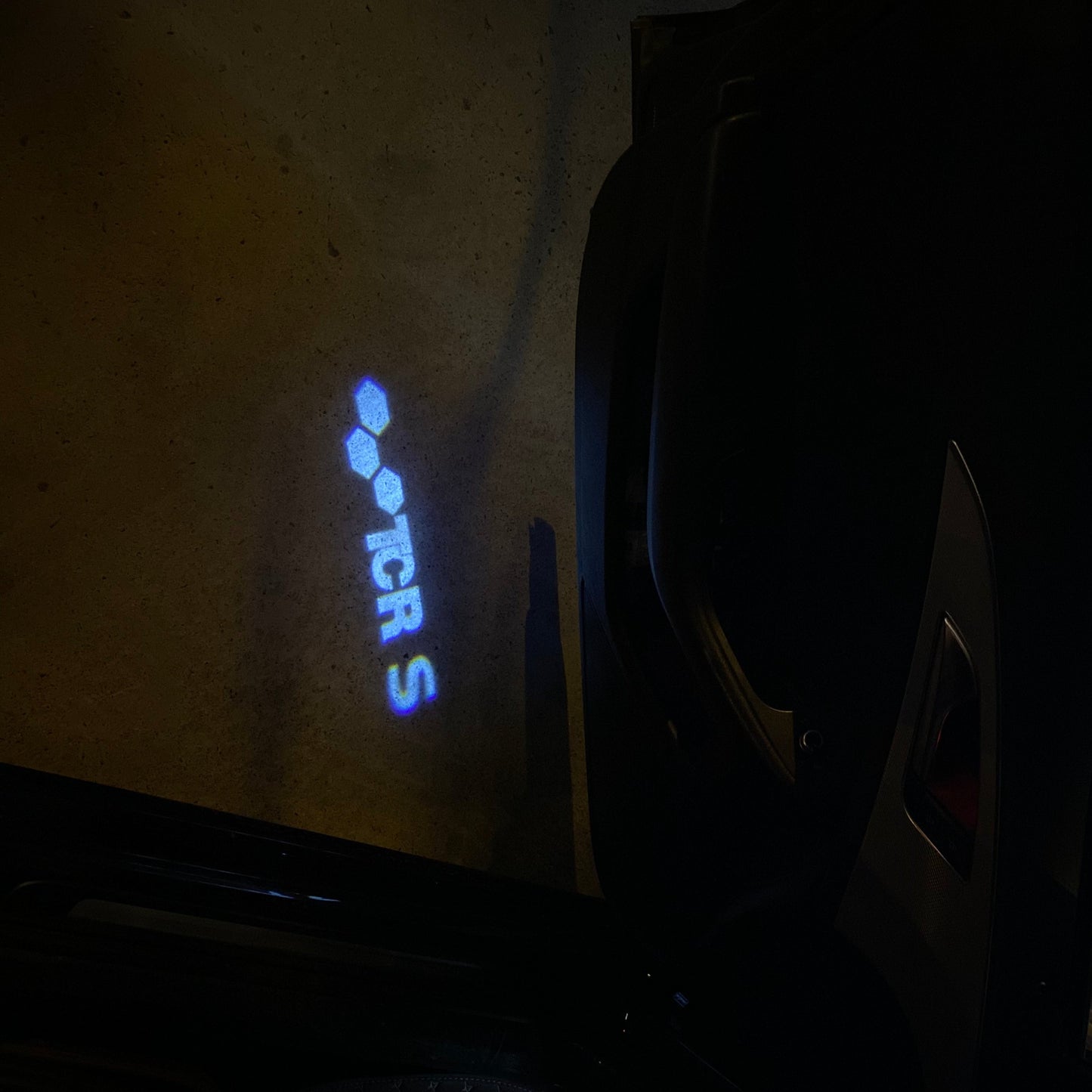 Volkswagen Door lights TCR Logo Nr.0205 (quantity 1 = 2 Logo Films /2 door lights)