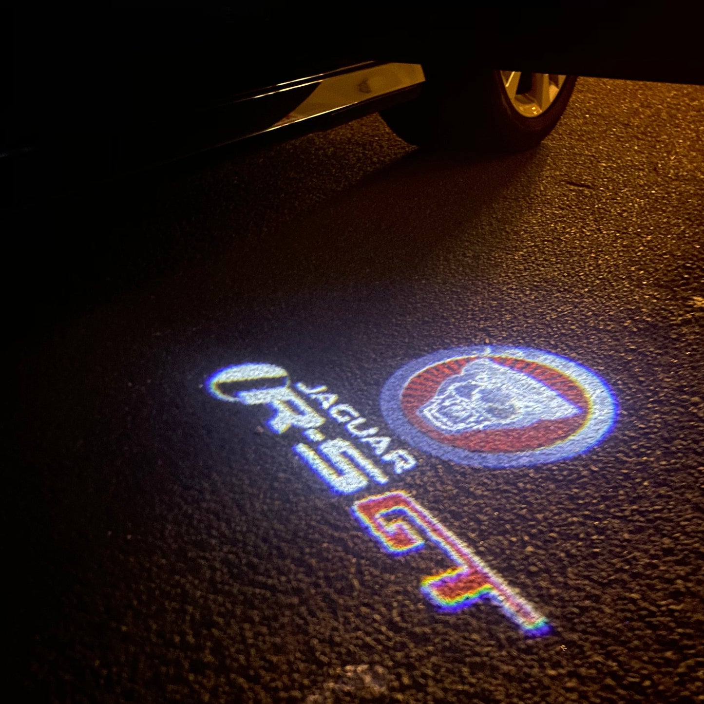 JAGUAR R S GT LOGO PROJECROTR LIGHTS Nr.104 (quantity 1 = 1 sets/2 door lights)