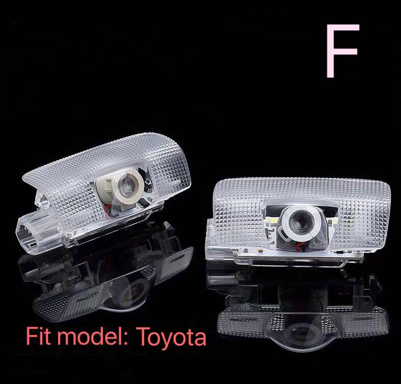 Toyota Logo Nr.236 (quantity 1 = 2 Logo Films /2 door lights)