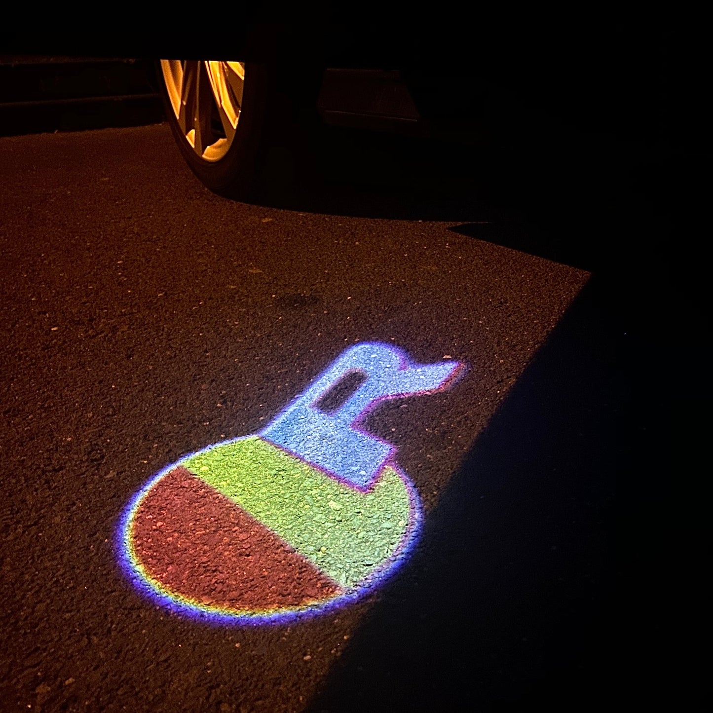 JAGUAR R LOGO PROJECROTR LIGHTS Nr.42 (quantity 1 = 1 sets/2 door lights)