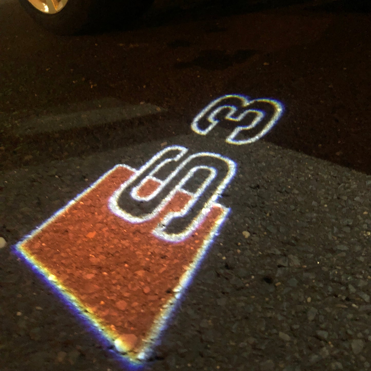 AUDI S3 LOGO PROJECTOT LIGHTS Nr.19 (quantity 1 = 2 Logo Films /2 door lights)