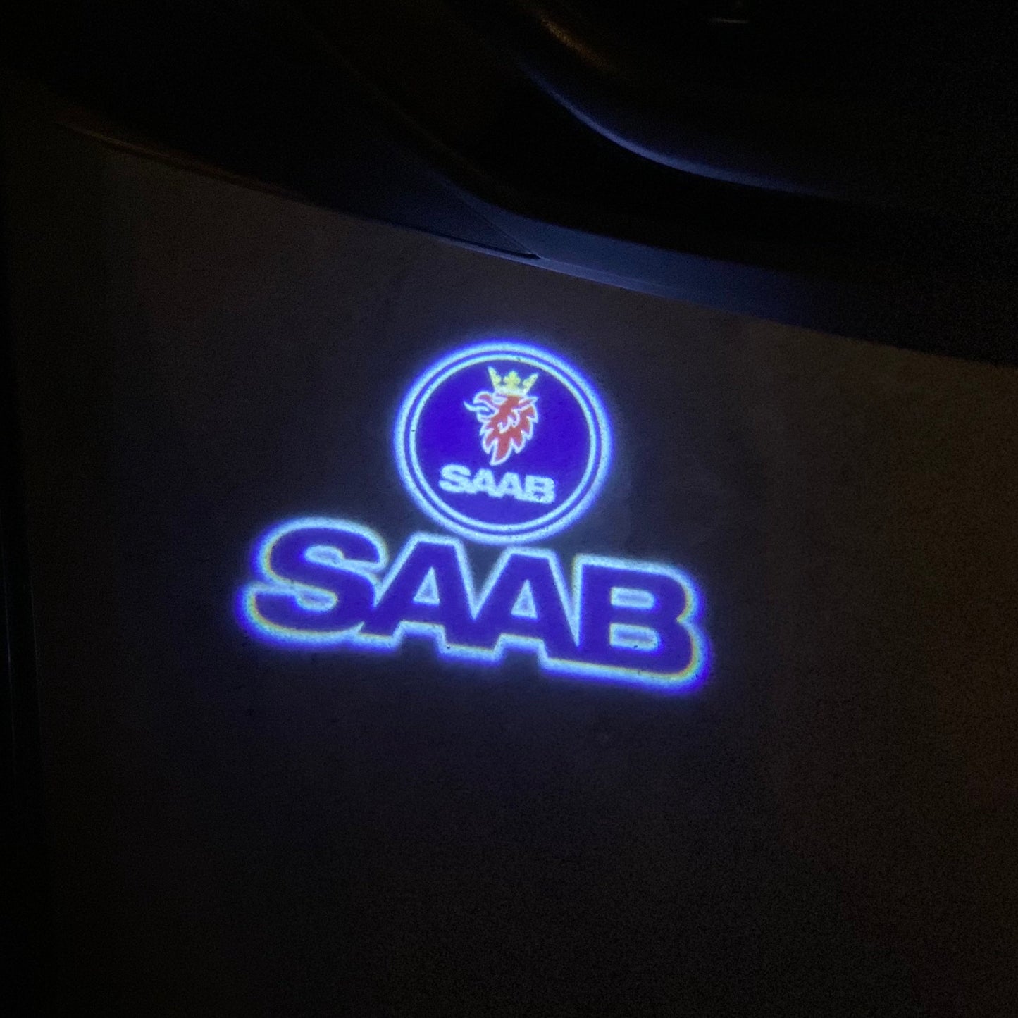 SAAB Original LOGO PROJECROTR LIGHTS Nr.2519 (quantity 1 = 1 sets/2 door lights)