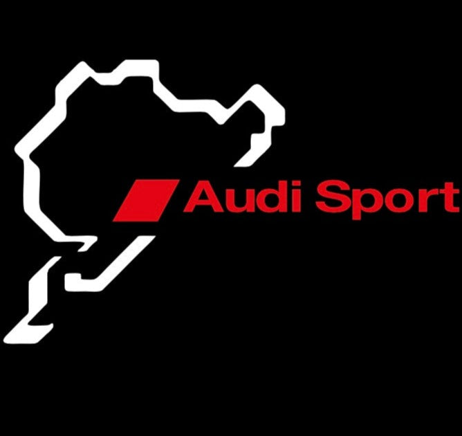 AUDI SPORT LOGO PROJECTOT LIGHTS Nr.31 (quantity 1 = 2 Logo Films /2 door lights)