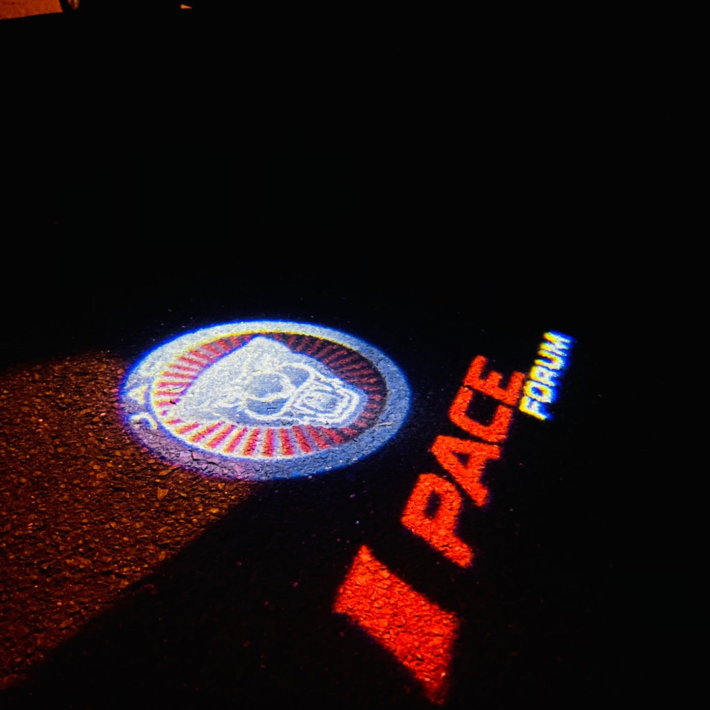 JAGUAR I PACE LOGO PROJECROTR LIGHTS Nr.122 (quantity 1 = 1 sets/2 door lights)