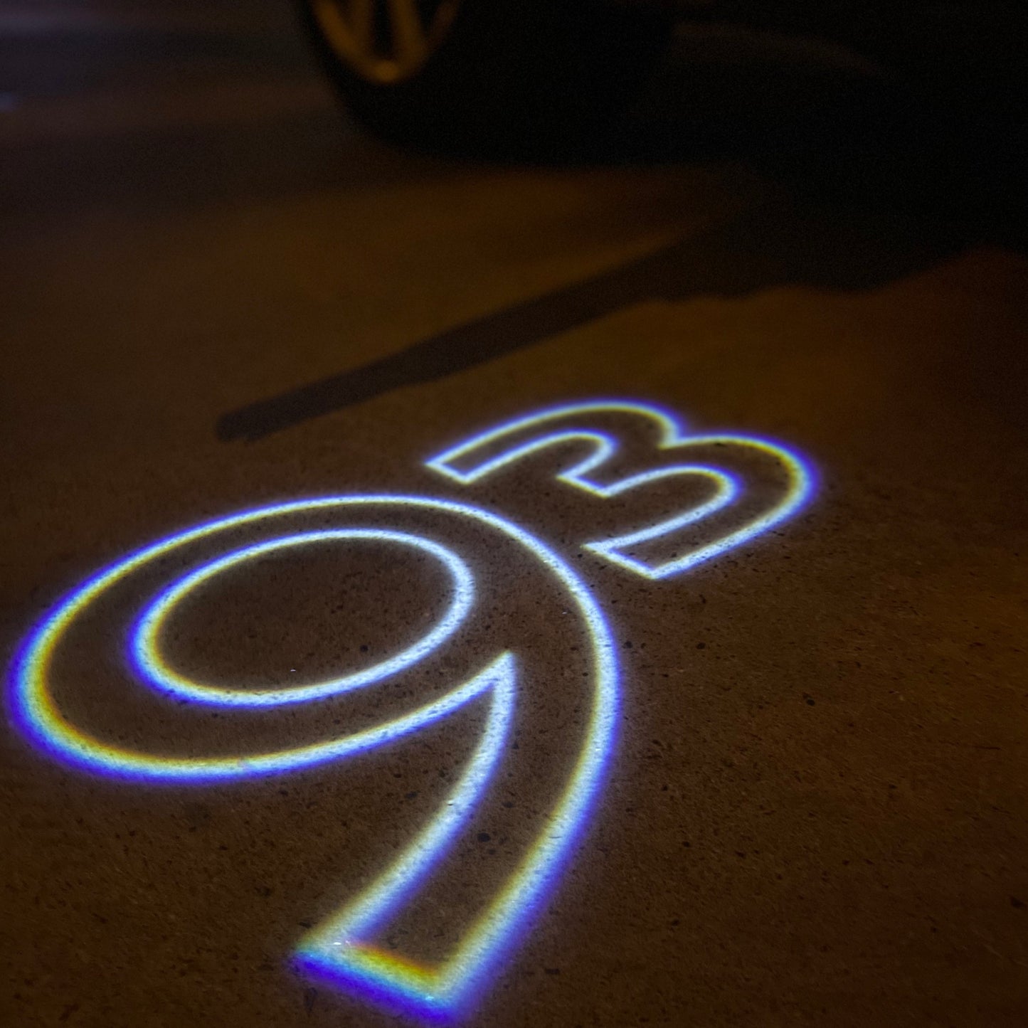 SAAB 93 LOGO PROJECROTR LIGHTS Nr.2510 (quantity 1 = 1 sets/2 door lights)