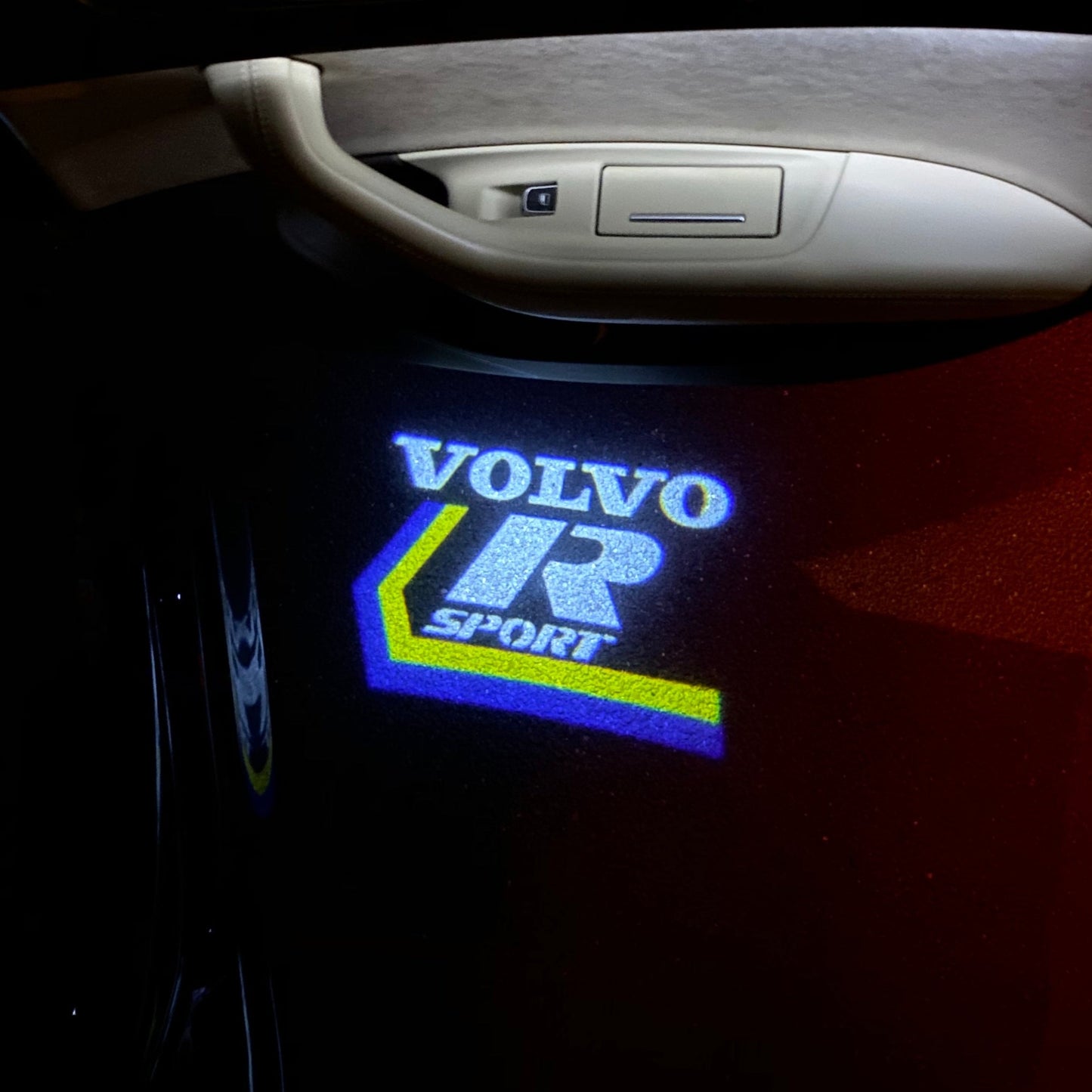Volvo R SPORT LOGO PROJECROTR LIGHTS Nr.37 (quantity 1 = 2 Logo Film / 2 door lights)