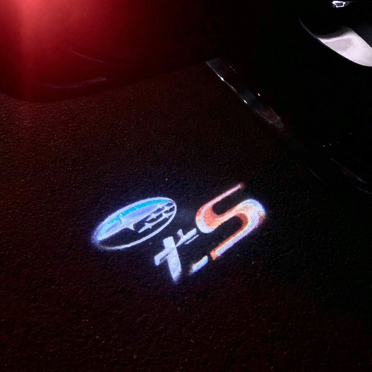 SUBARU TS LOGO PROJECROTR LIGHTS Nr.03 (quantity 1 = 1 sets/2 door lights)
