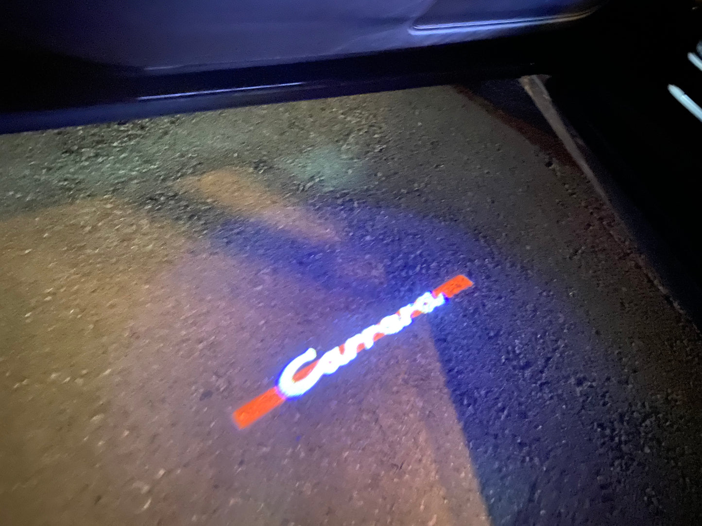 PORSCHE Carrera LOGO PROJECTOT LIGHTS Nr.8086 (quantity 1 = 2 Logo Film / 2 door lights)